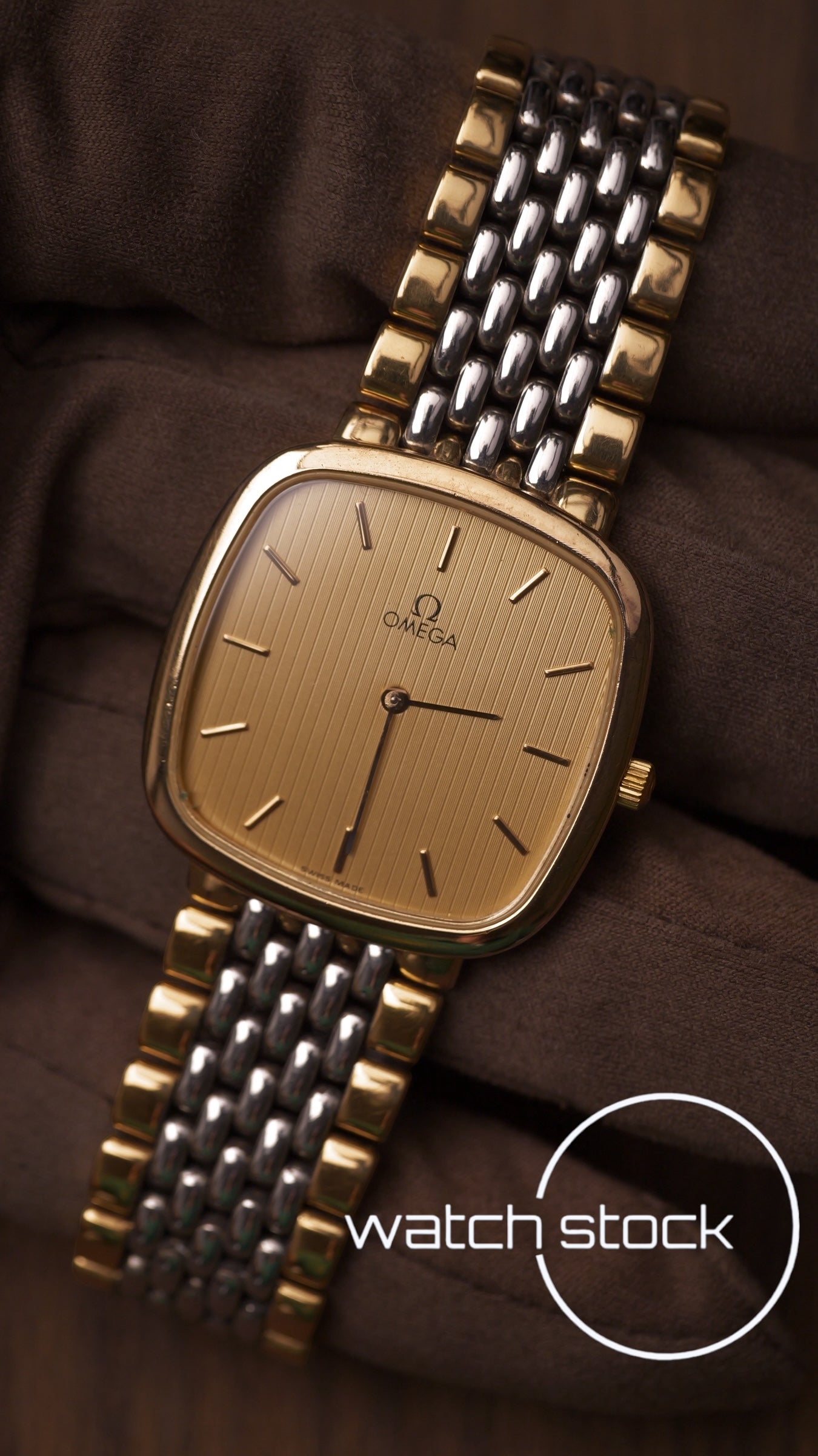 Omega De ville vintage 34mm placcato oro