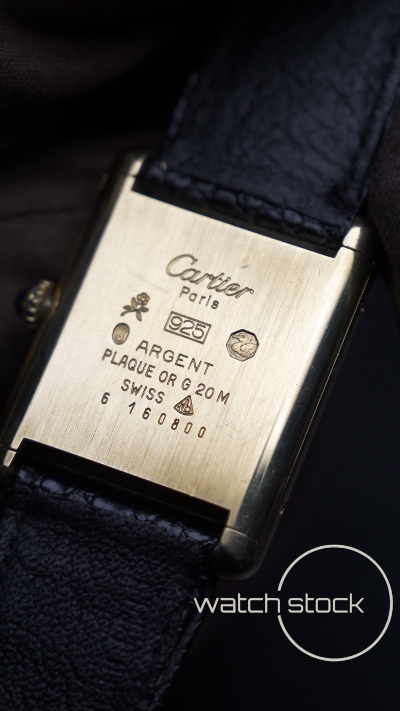 Cartier Tank TG6 ref160800 quadrante trinity 1970