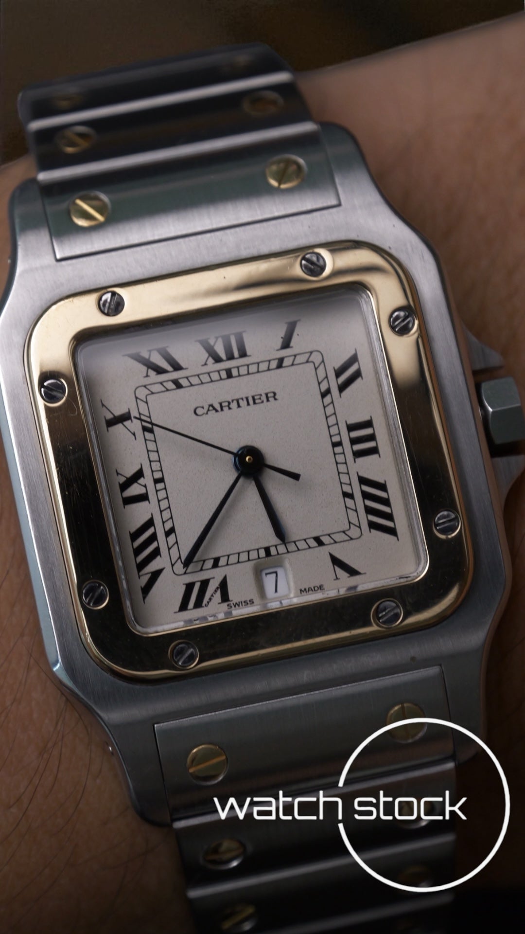 Cartier Santos Galbée 41x29 ref187901 anno 1990