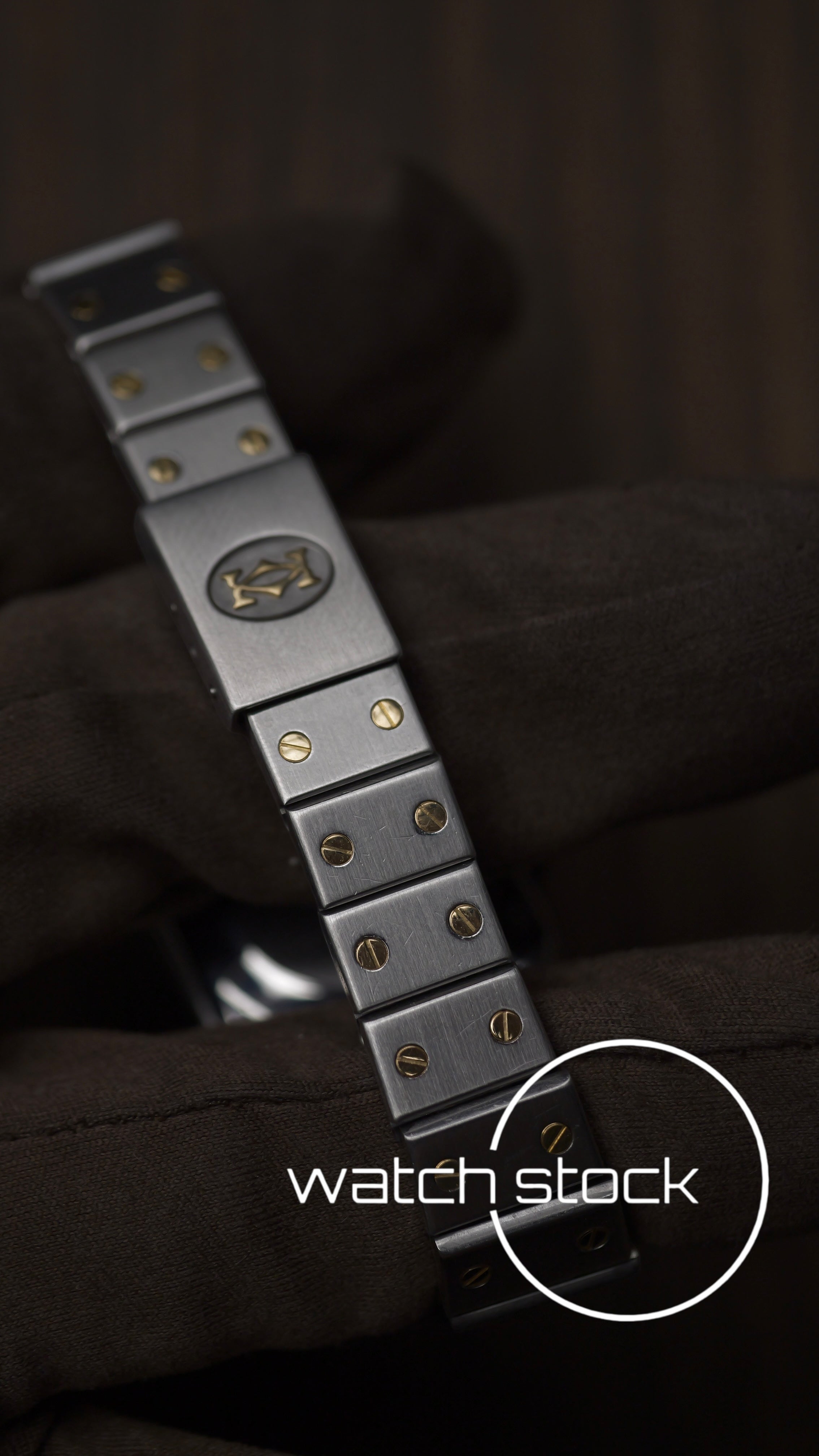 Cartier santos carré lady automatic ref.0902 24x35mm