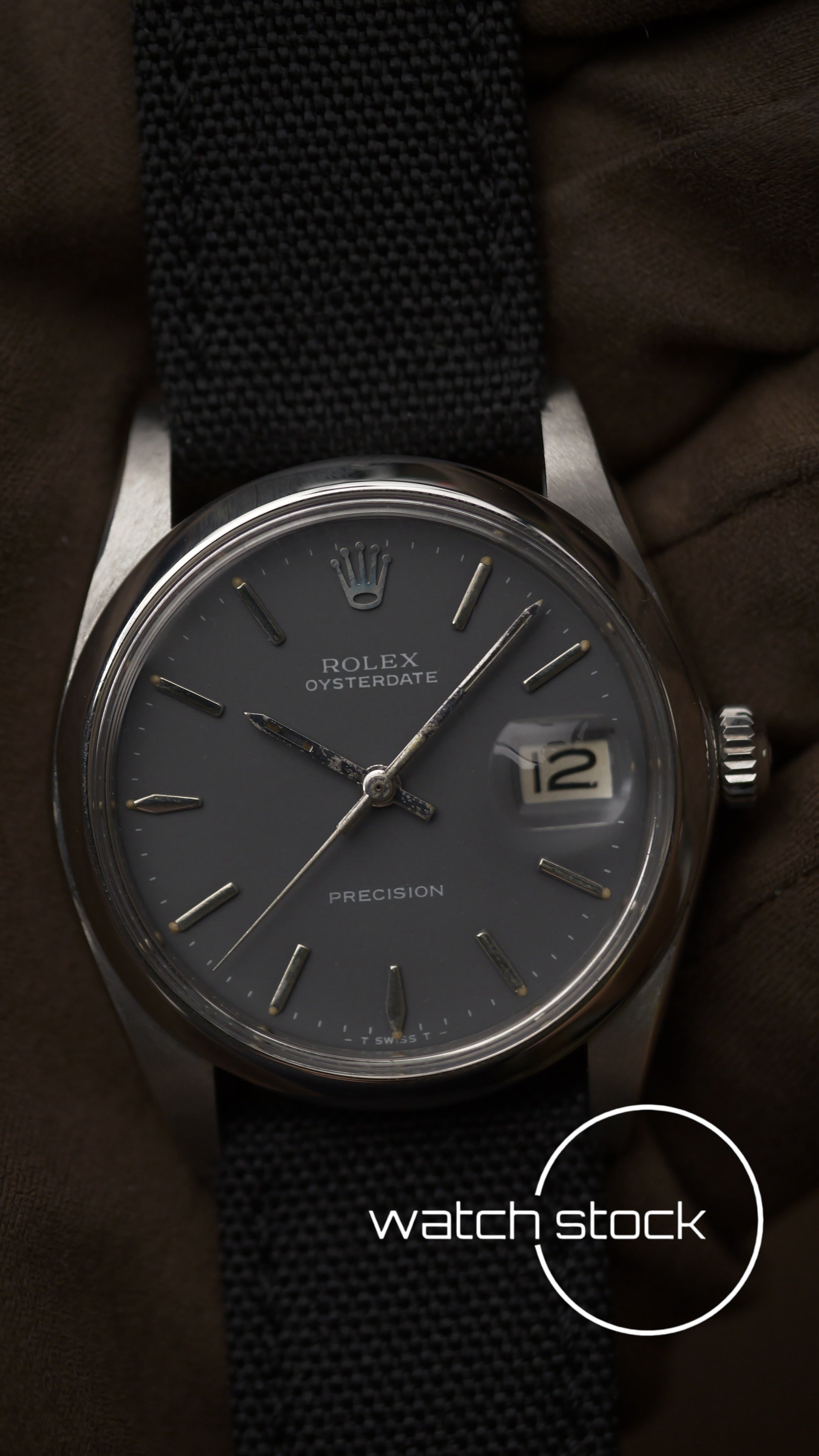 Rolex precision 34mm ref.6694 Grey Dial