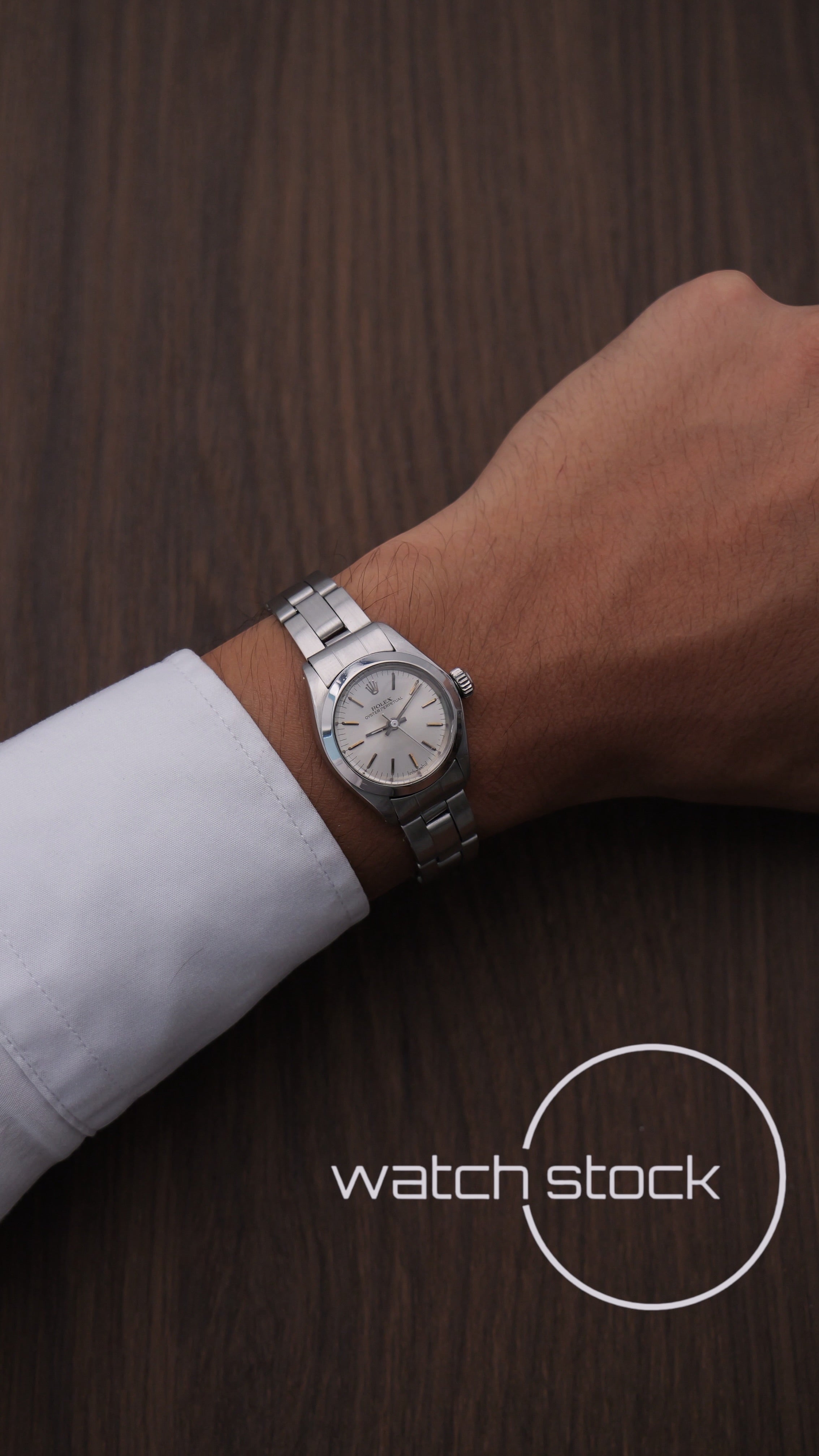 Rolex oyster perpetual  lady 24mm ref6718 con garanzia