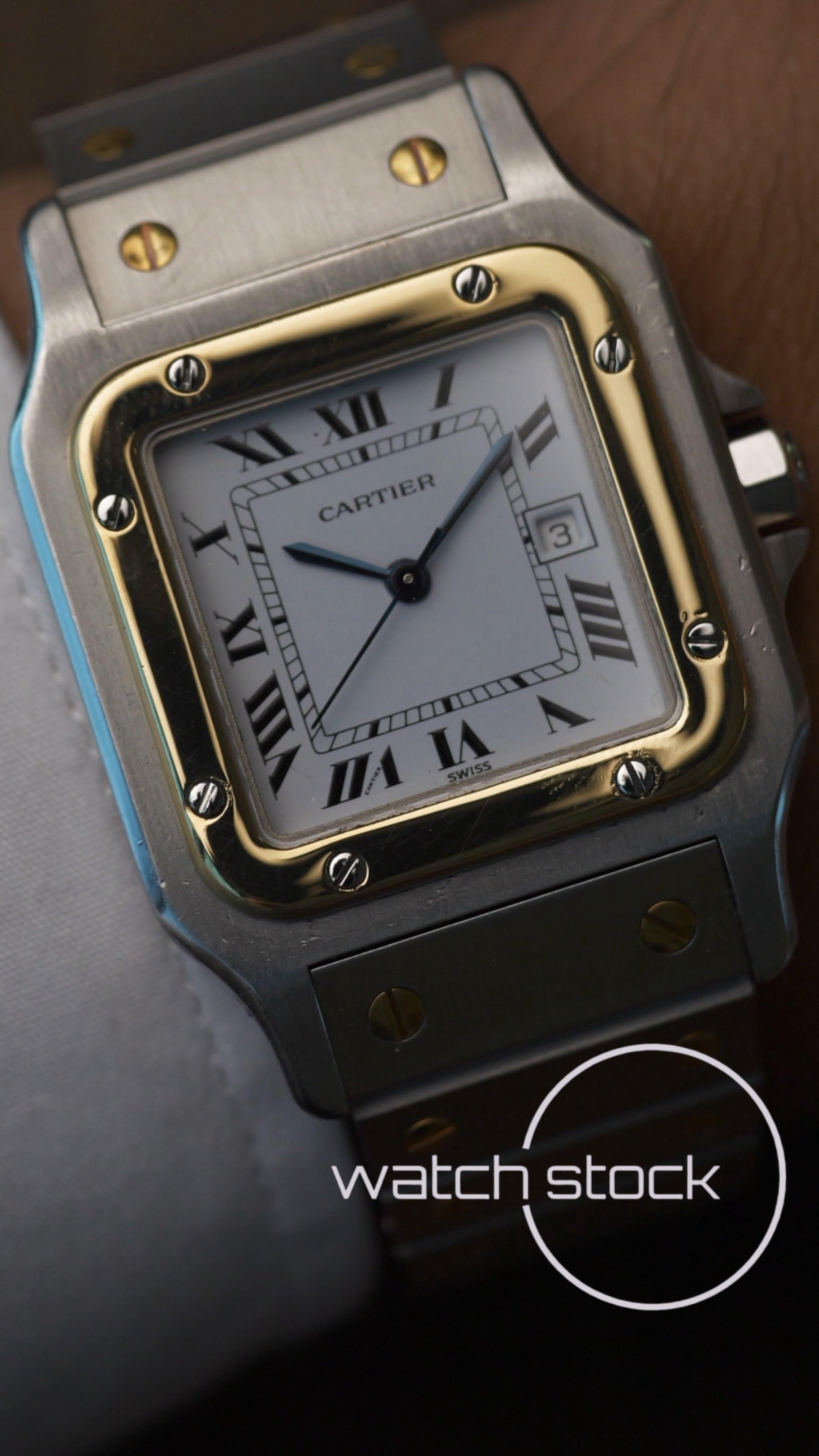 Cartier santos carré ref.2961 Automatic vintage 29x41mm