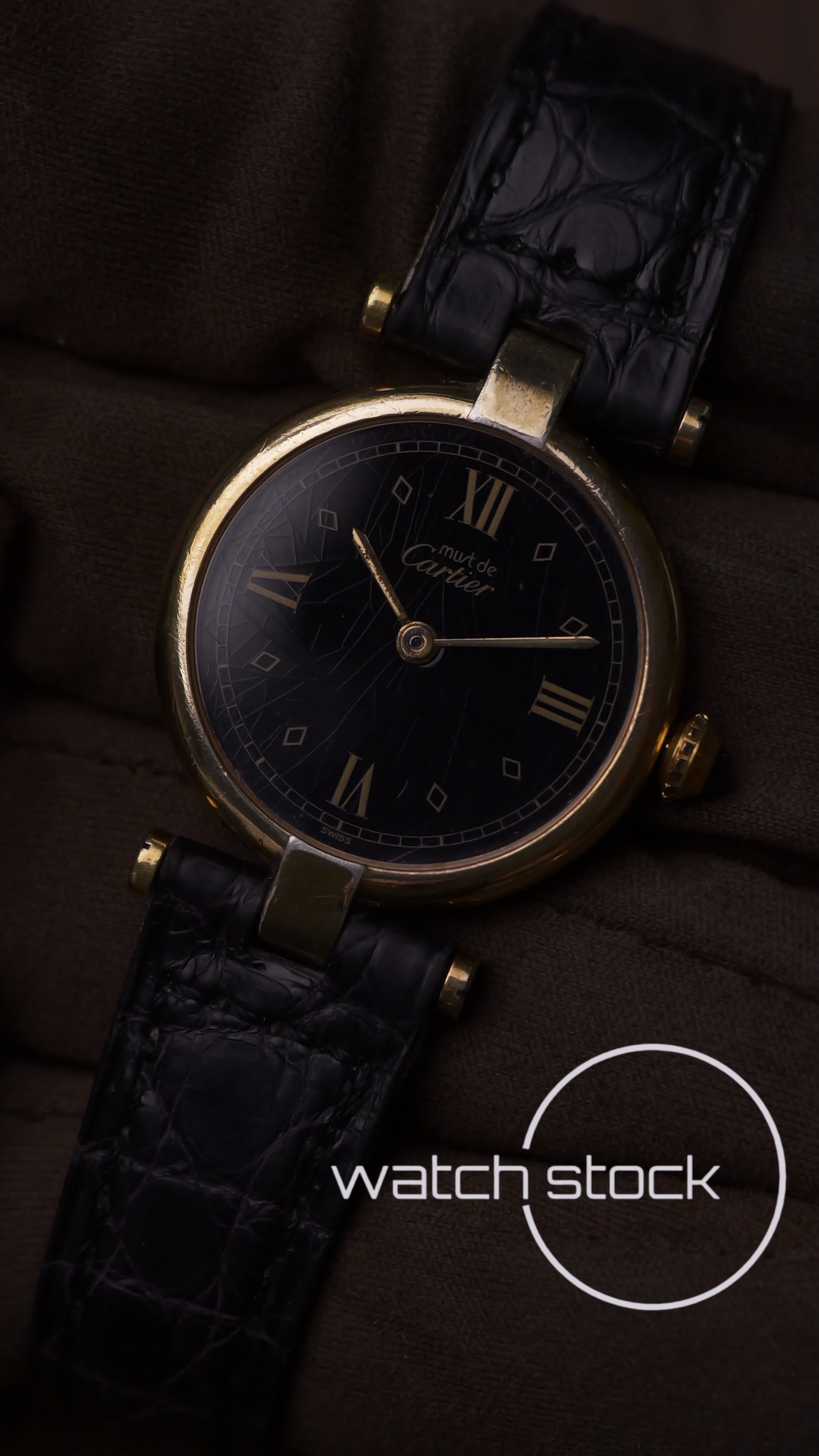 Cartier Vendome 24mm ref. 590004 lady FULL SET 1989