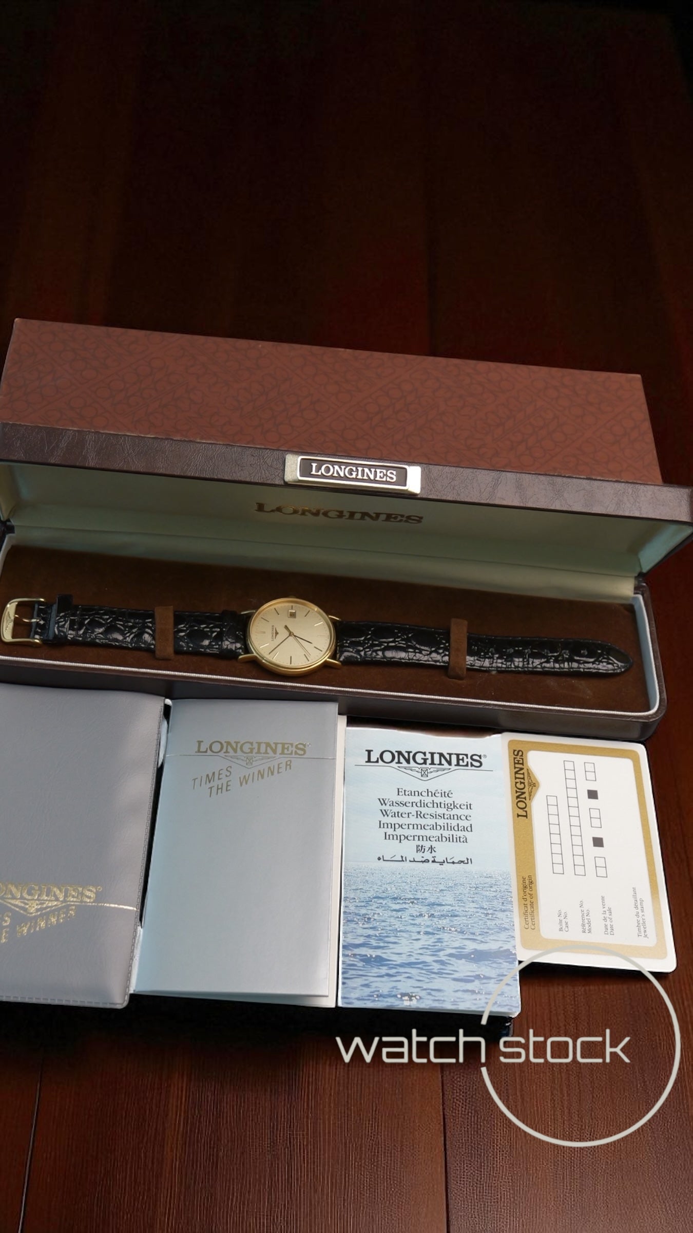 Longines vintage Dress Watch FULL SET quarz 34mm