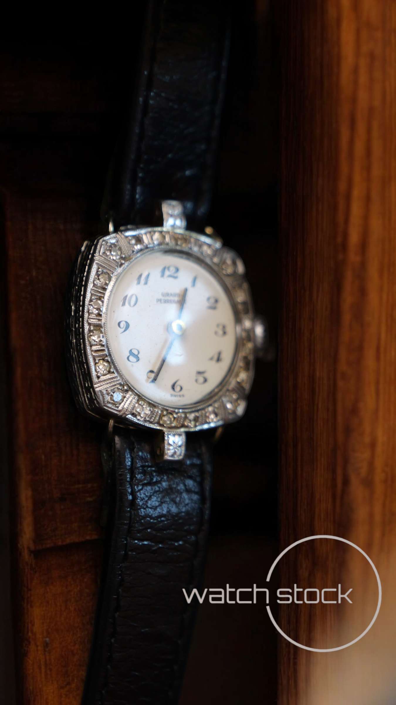 Gerard peregaux in platino con diamanti vintage Dress Watch unisex 23mm carica manuale