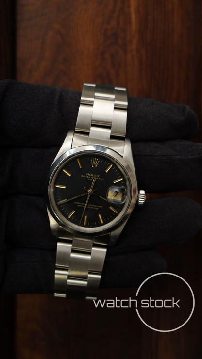 Rolex oyster perpetual 35 mm (special edition) mercato britannico ref.1500 with box