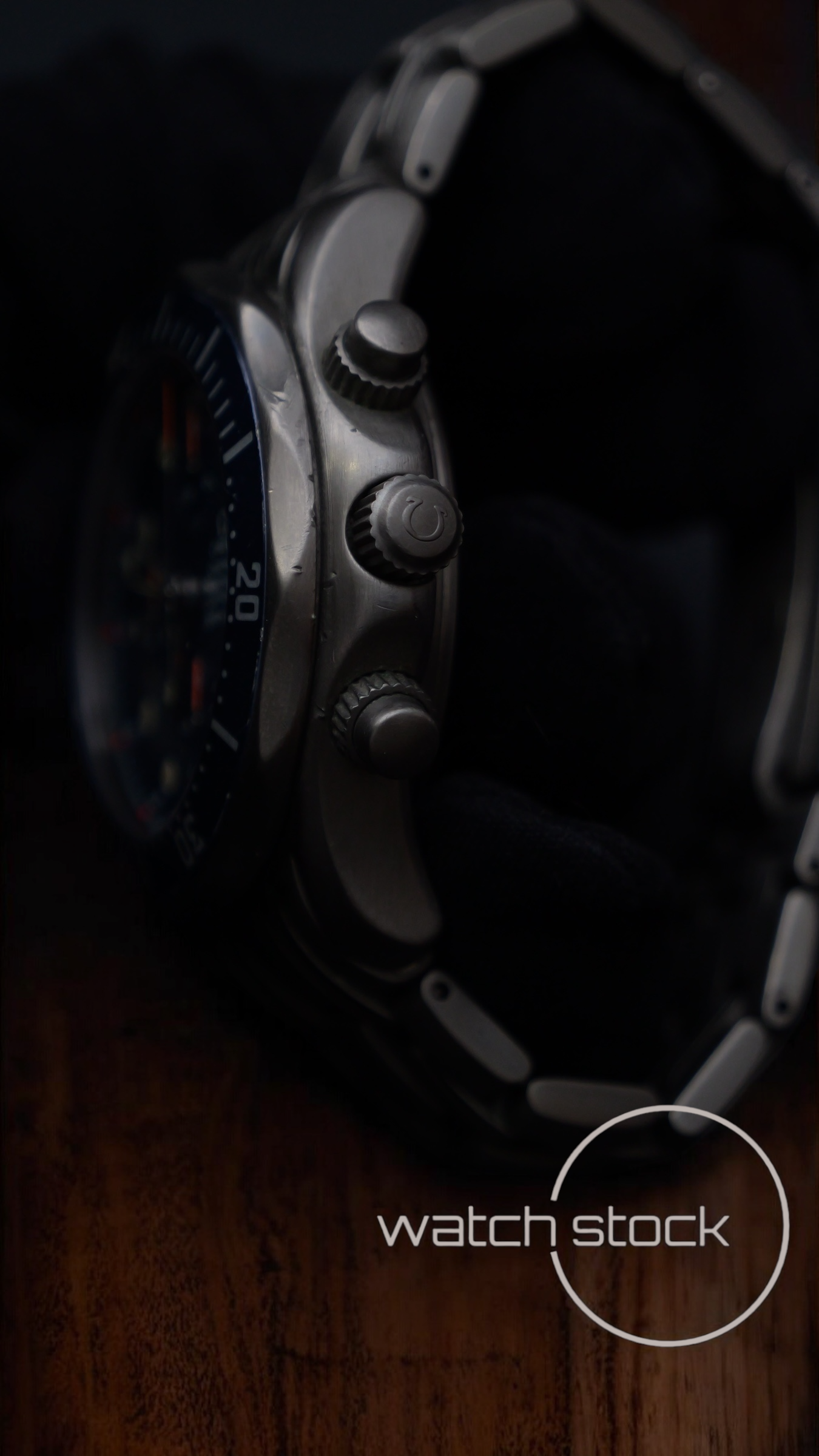 Omega seamaster 300m Chrono titanium ref. 178.0504 41mm blue dial