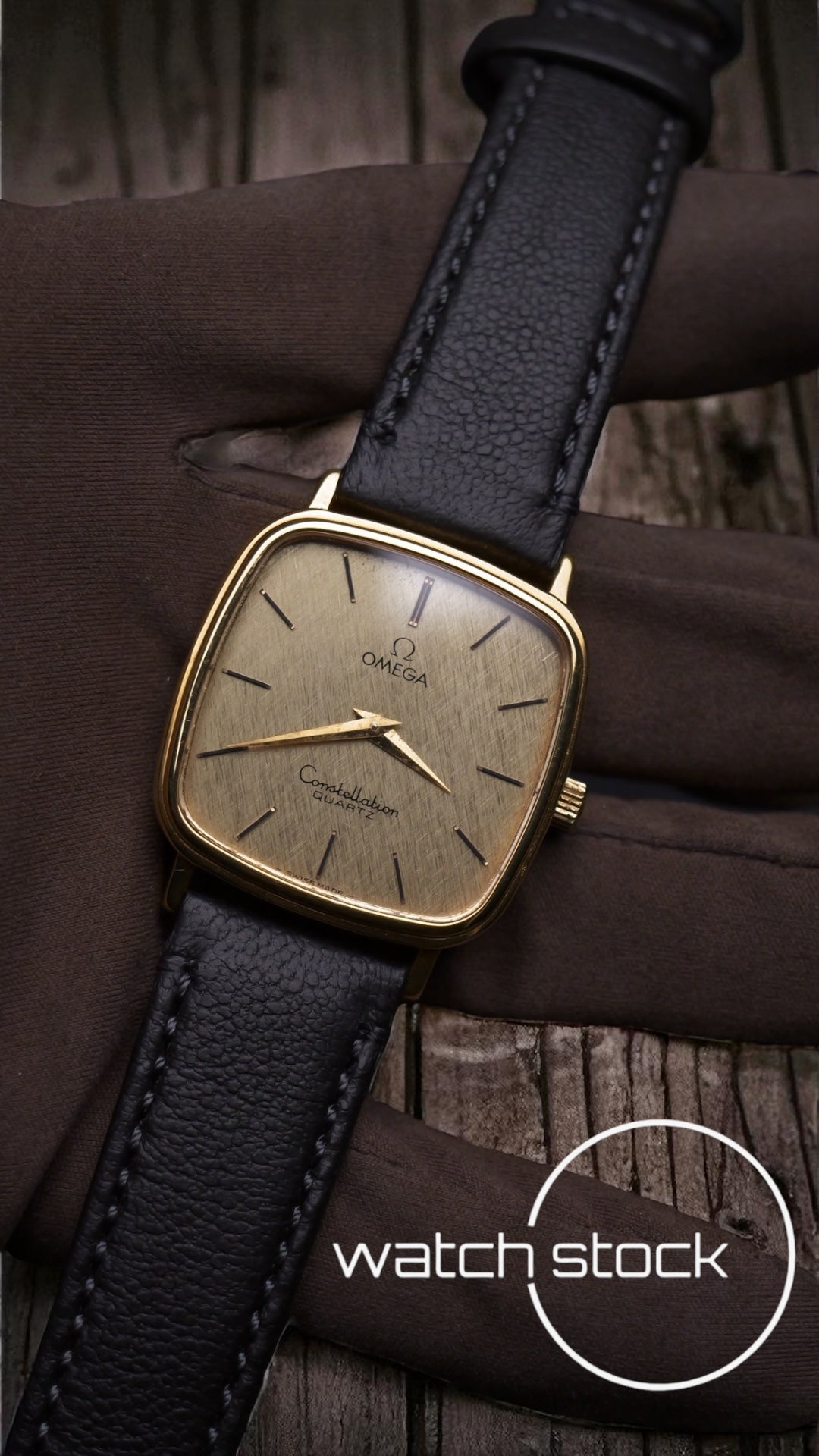 Omega Constellation linen dial placcato oro ref: 191.0045 anno 1977