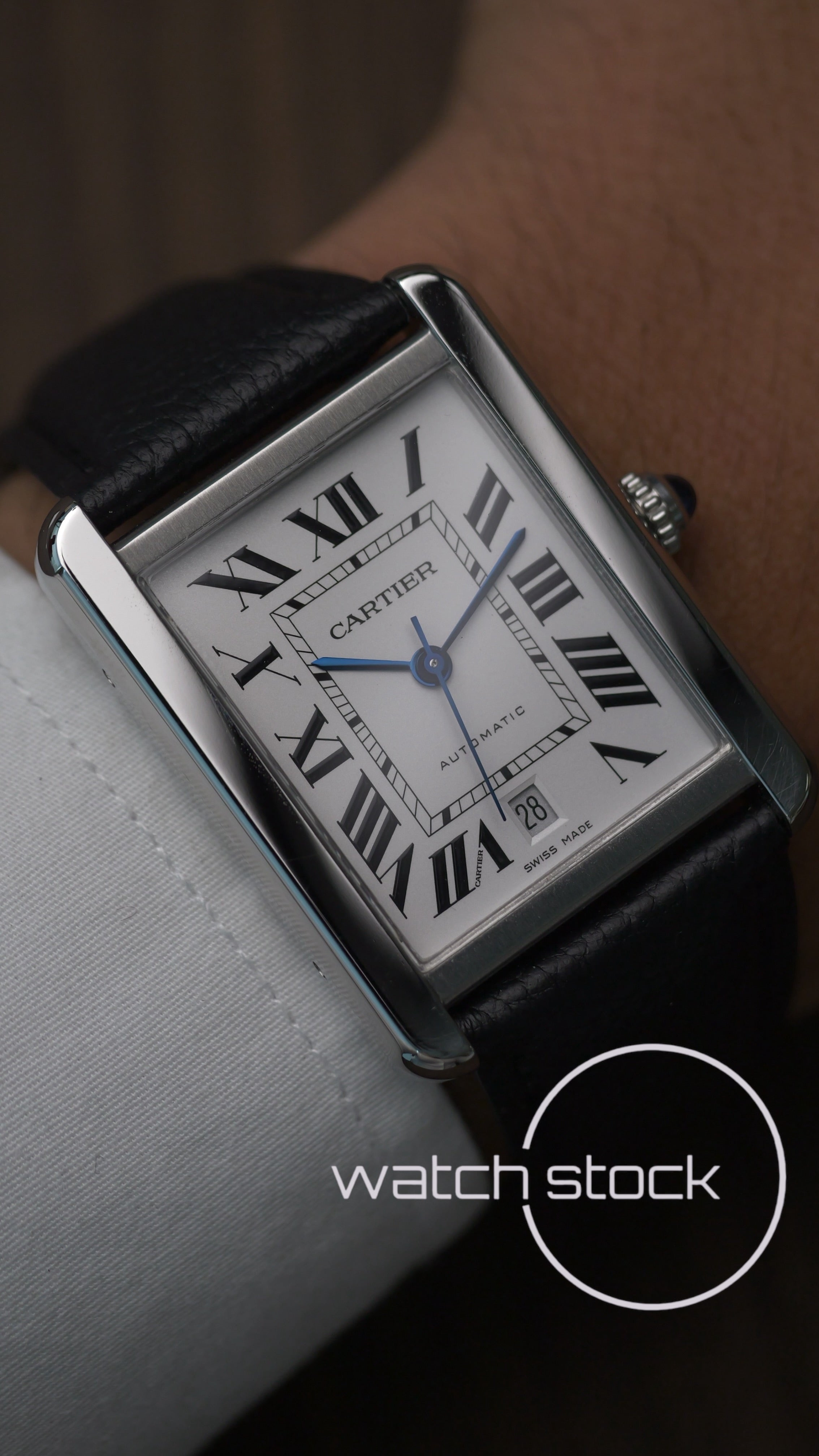 Cartier tank solo XL automatic 2018 ref. 3515 Full set