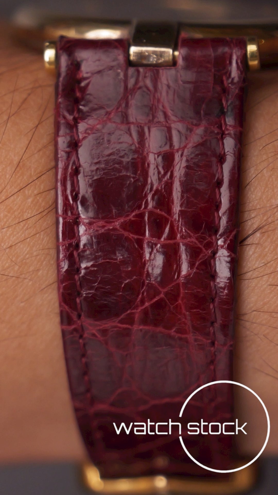 Cartier Vendomme quadrante Burgundy spyder anno 1990
