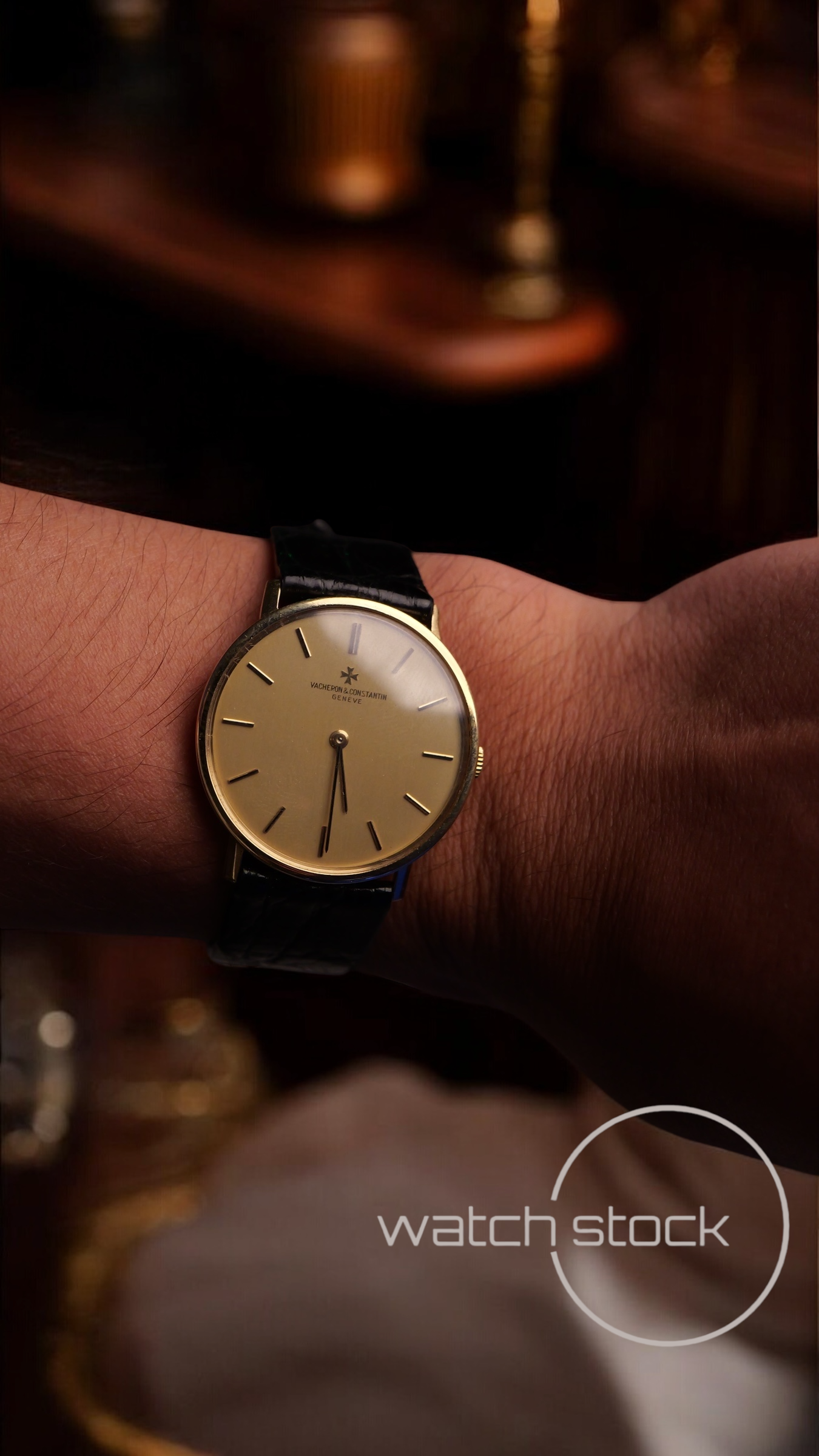 Vacheron costantin patrimony essential 18kt gold dial vintage Dress Watch unisex 34mm carica manuale