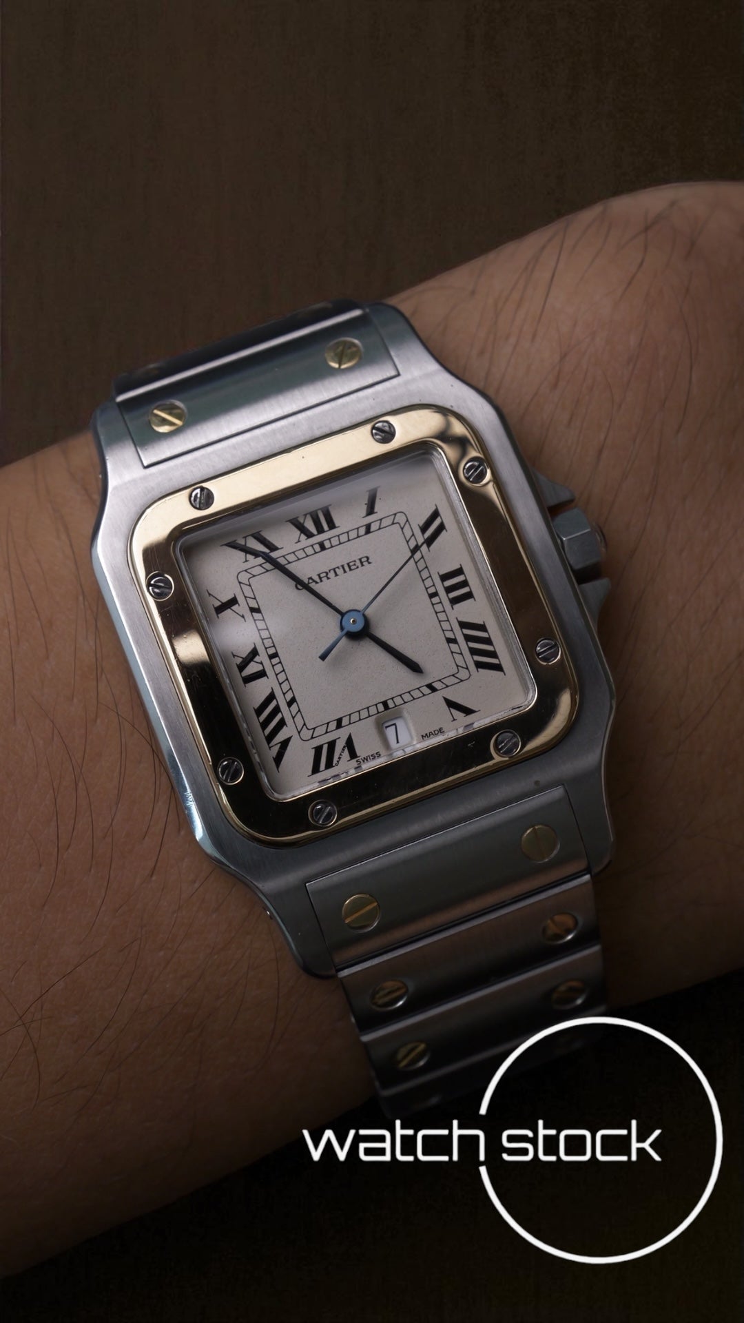Cartier Santos Galbée 41x29 ref187901 anno 1990