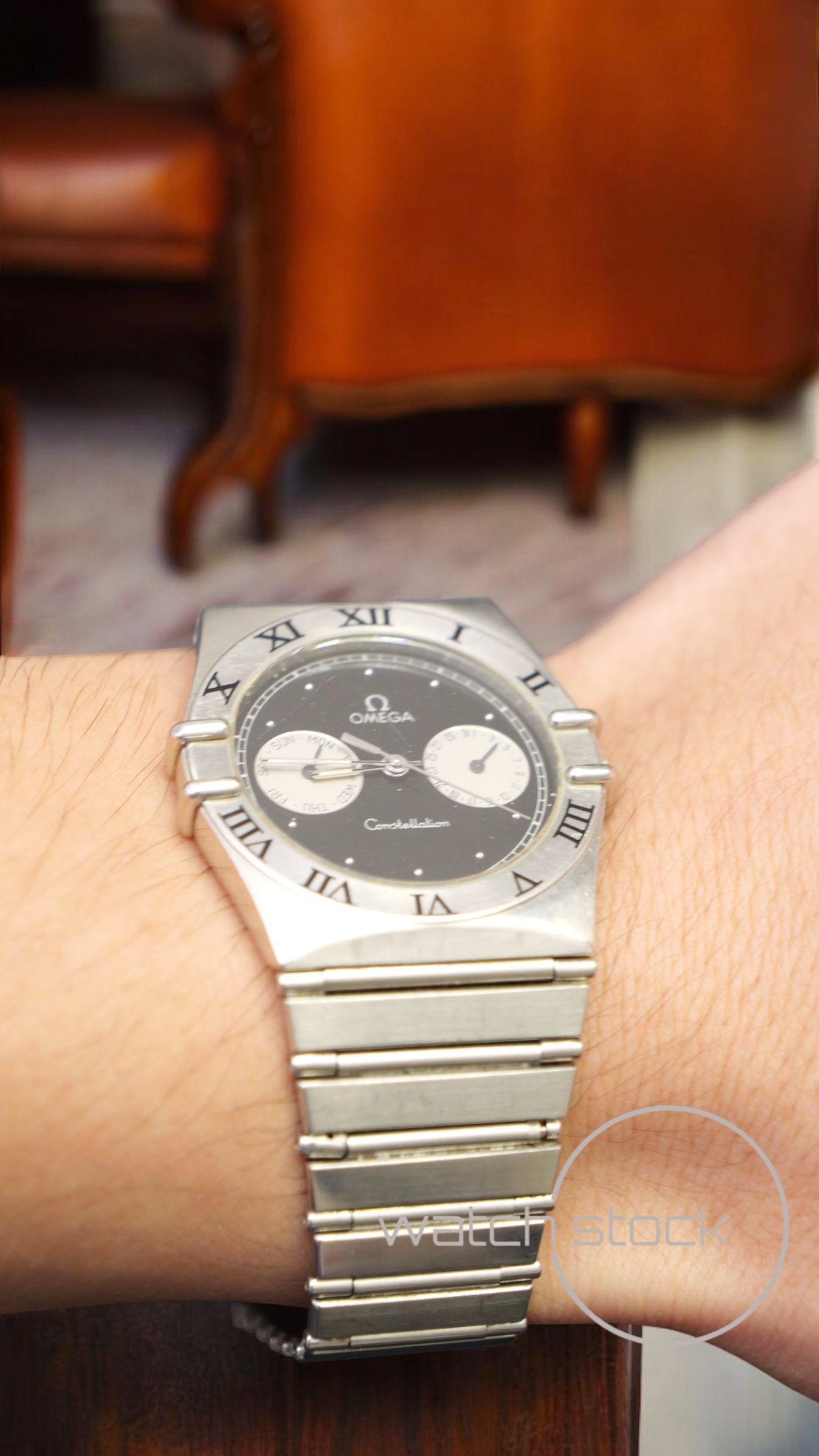 Omega costellation daydate quarz (34mm) black dial vintage