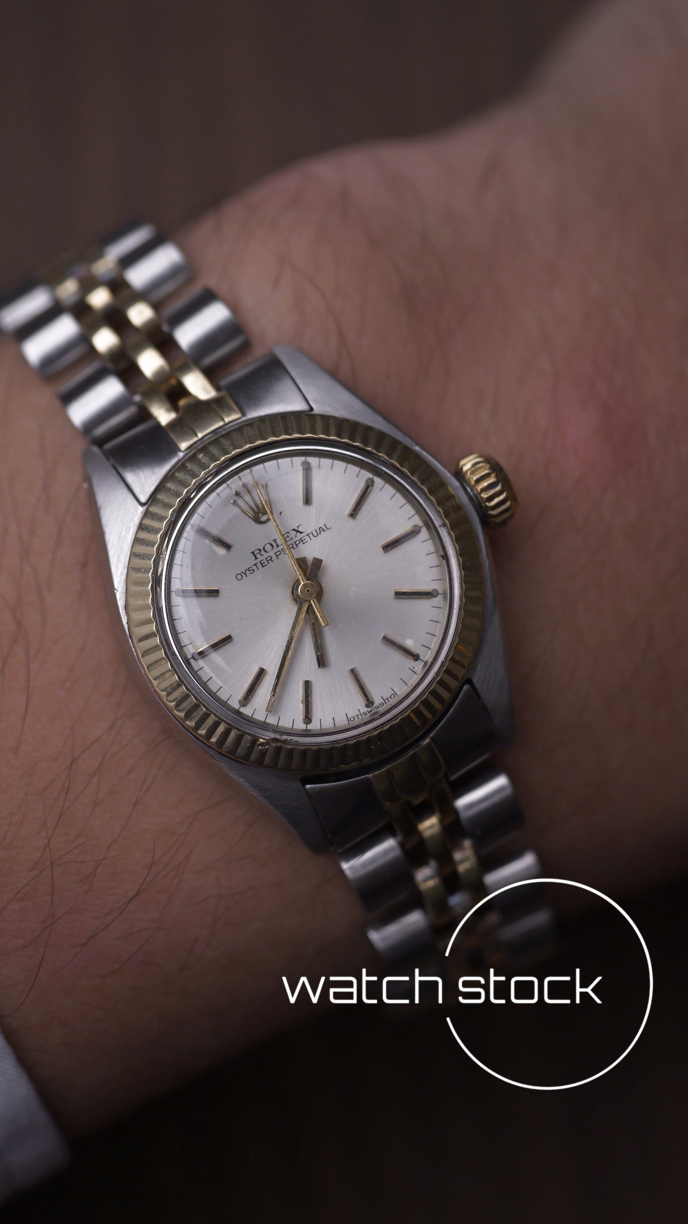 Rolex oyster perpetual 26mm two tone ref. 6719