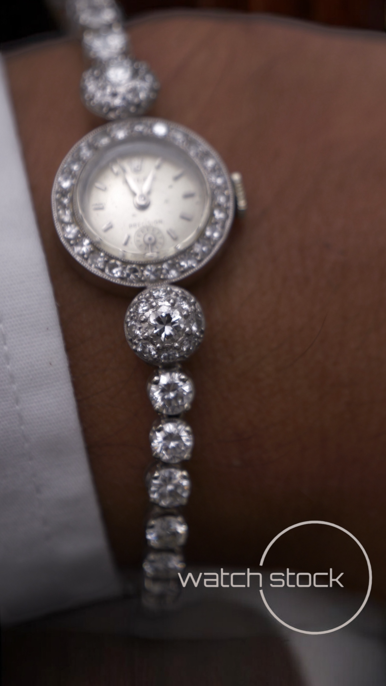 Rolex precision platino e diamanti 22mm(RARO)