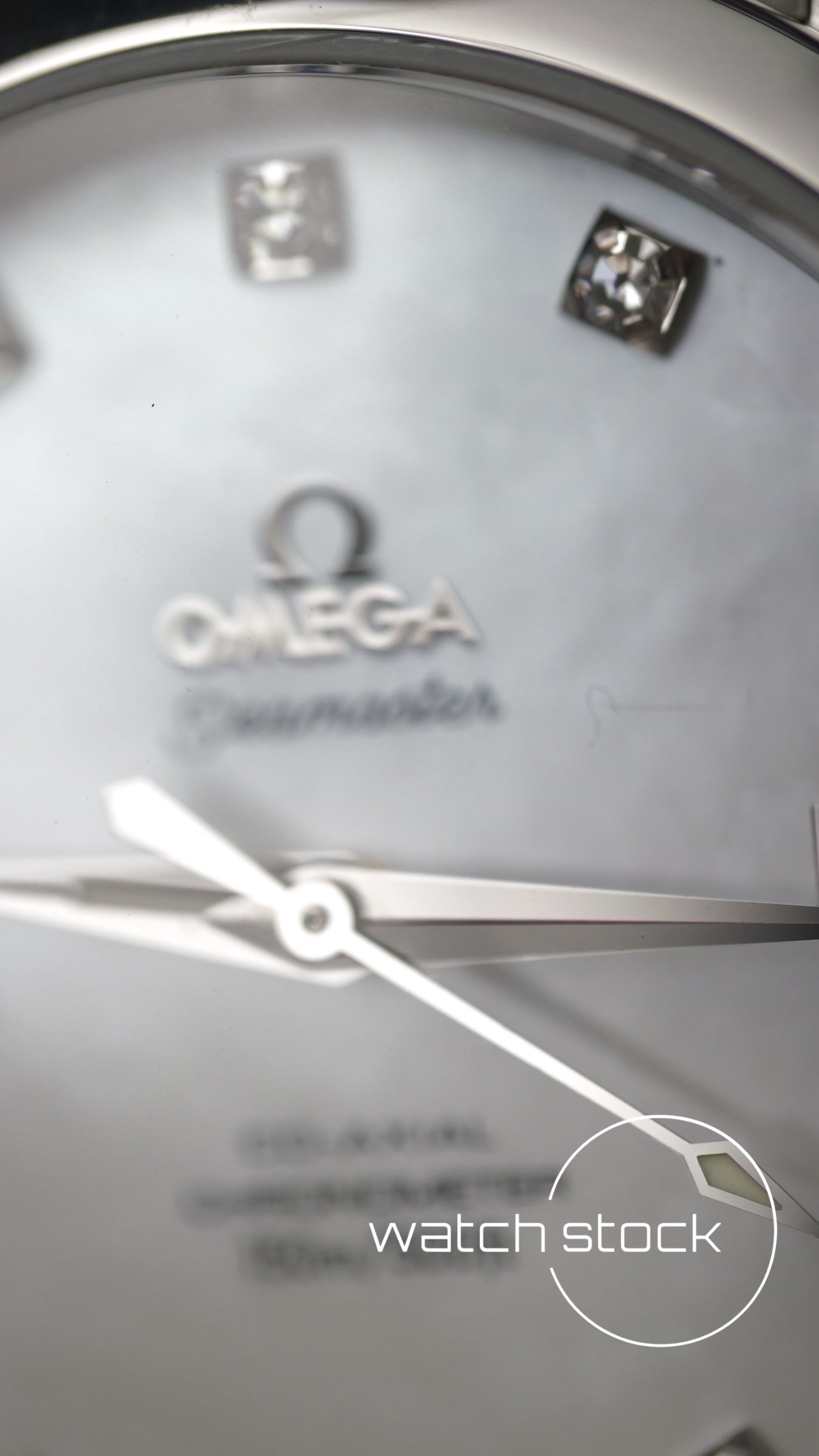 Omega Seamaster Acquaterra 36mm co-axial ref.168.1115 dial madreperla e diamanti serviced