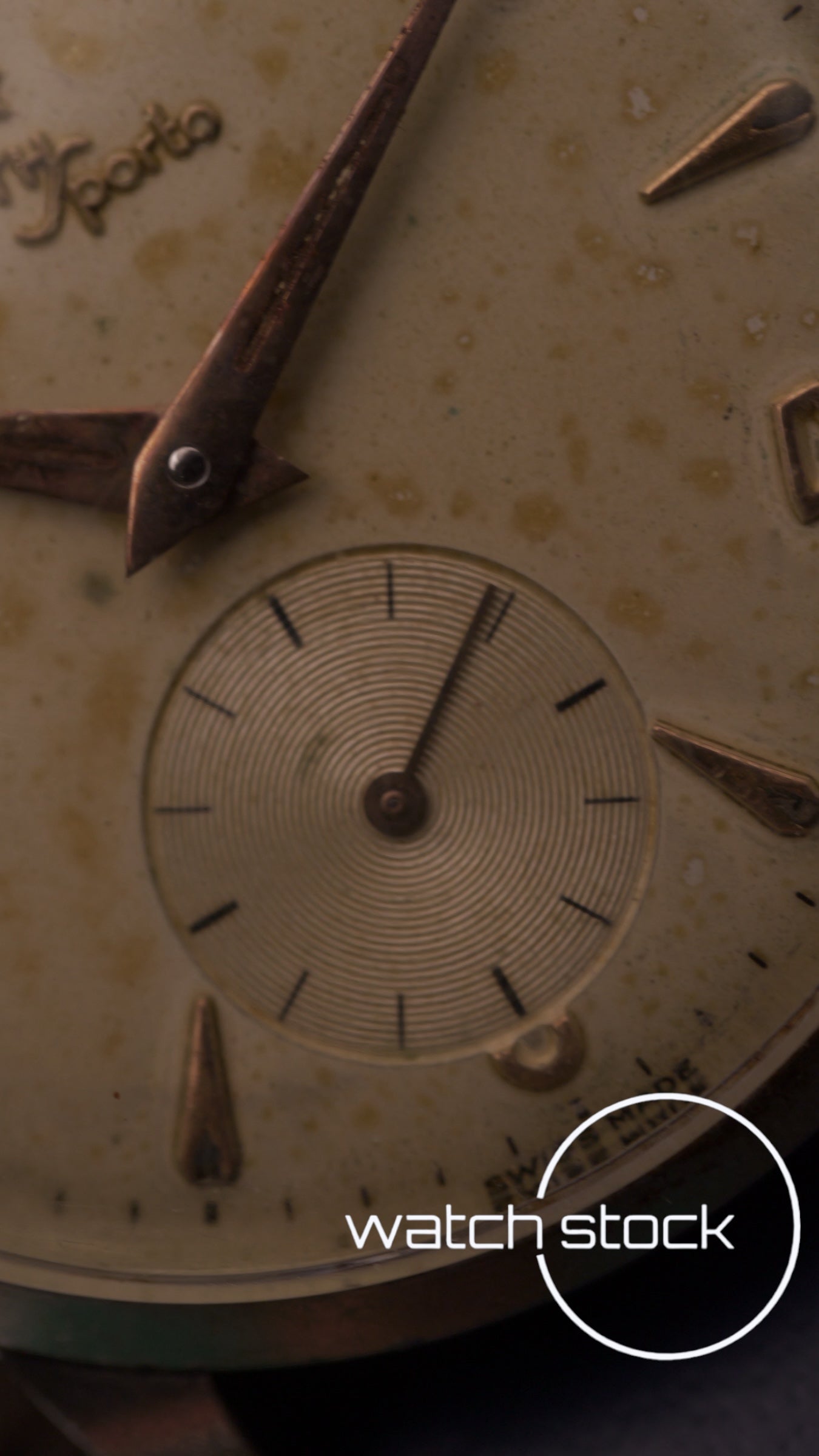 Zenith sporto carica manuale vintage Dress Watch