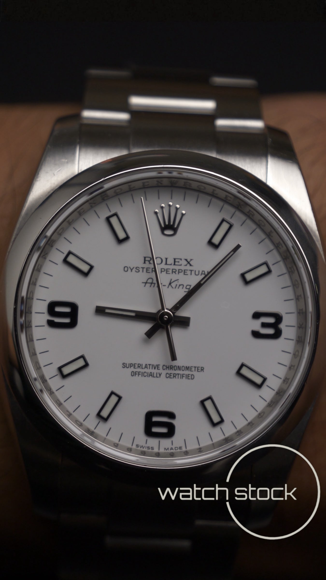 Rolex oyster perpetual air king 36mm ref:114200