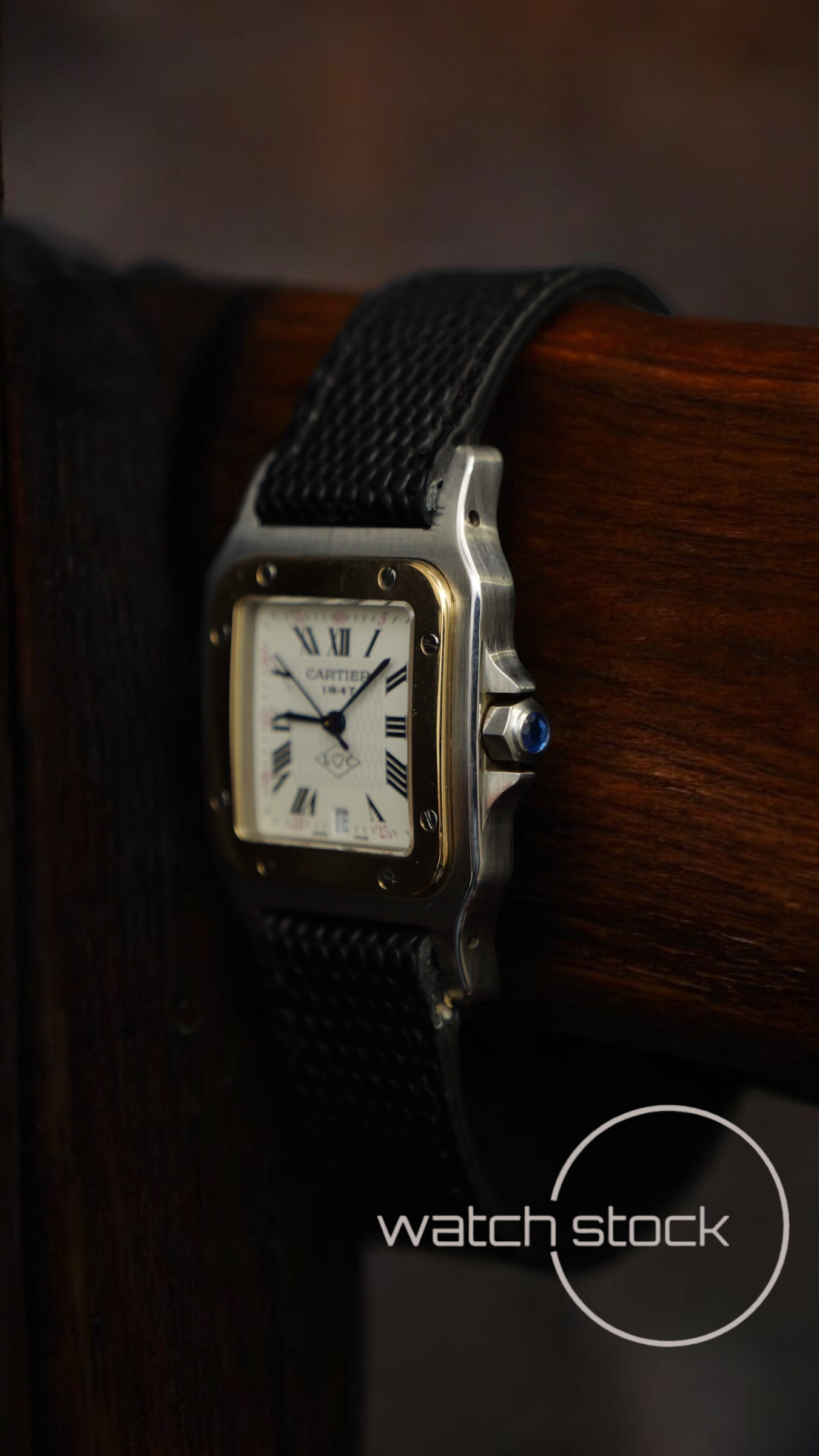 Cartier santos galbe anniversario 150th (RARO) 29x41mm santos de cartier quarz