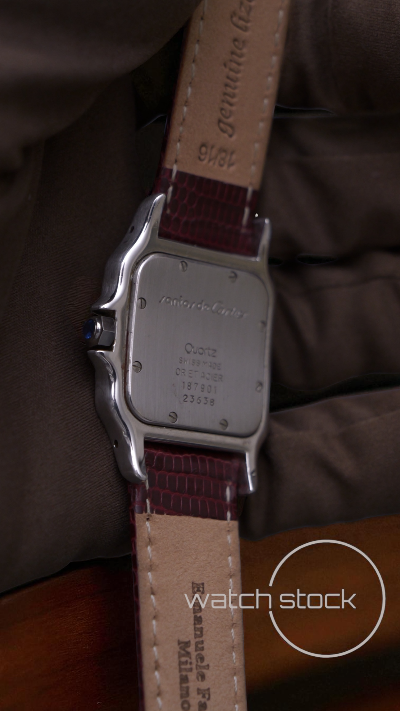 Cartier santos galbee 29x41mm ref.187901 quarz