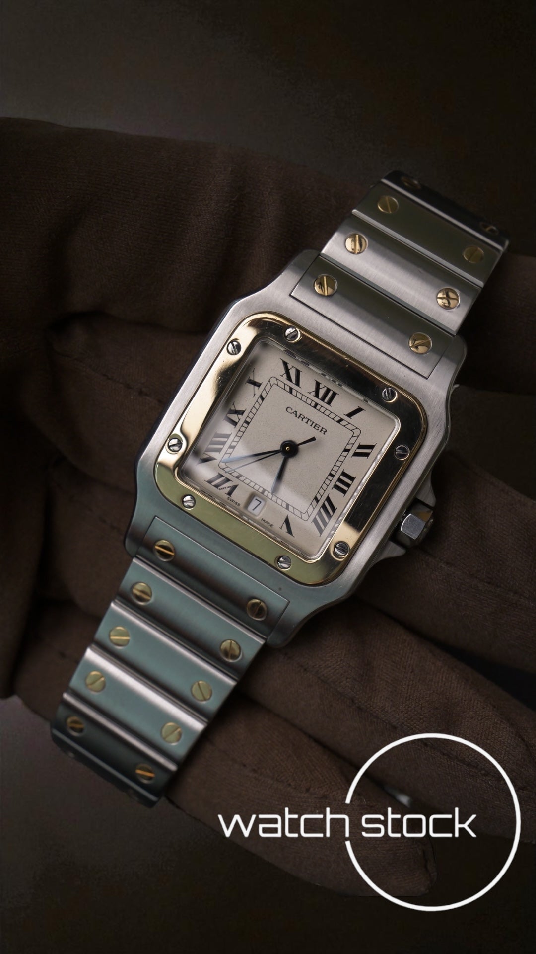 Cartier Santos Galbée 41x29 ref187901 anno 1990