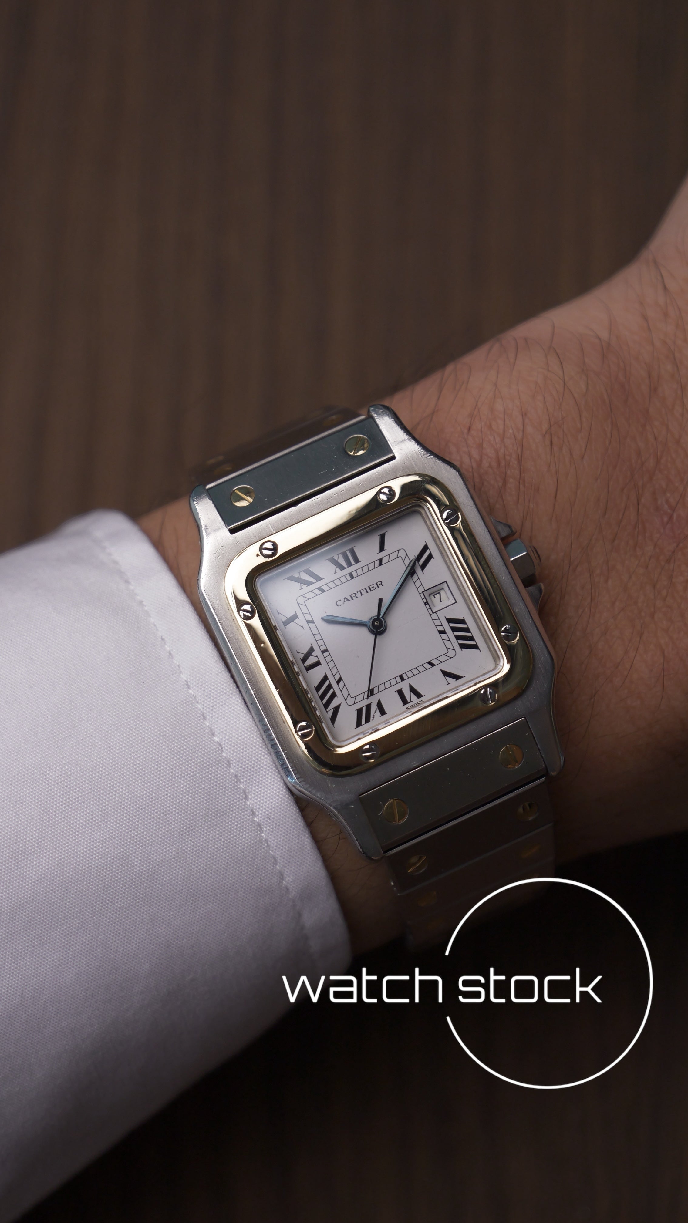 Cartier santos carré ref.2961 Automatic vintage 29x41mm