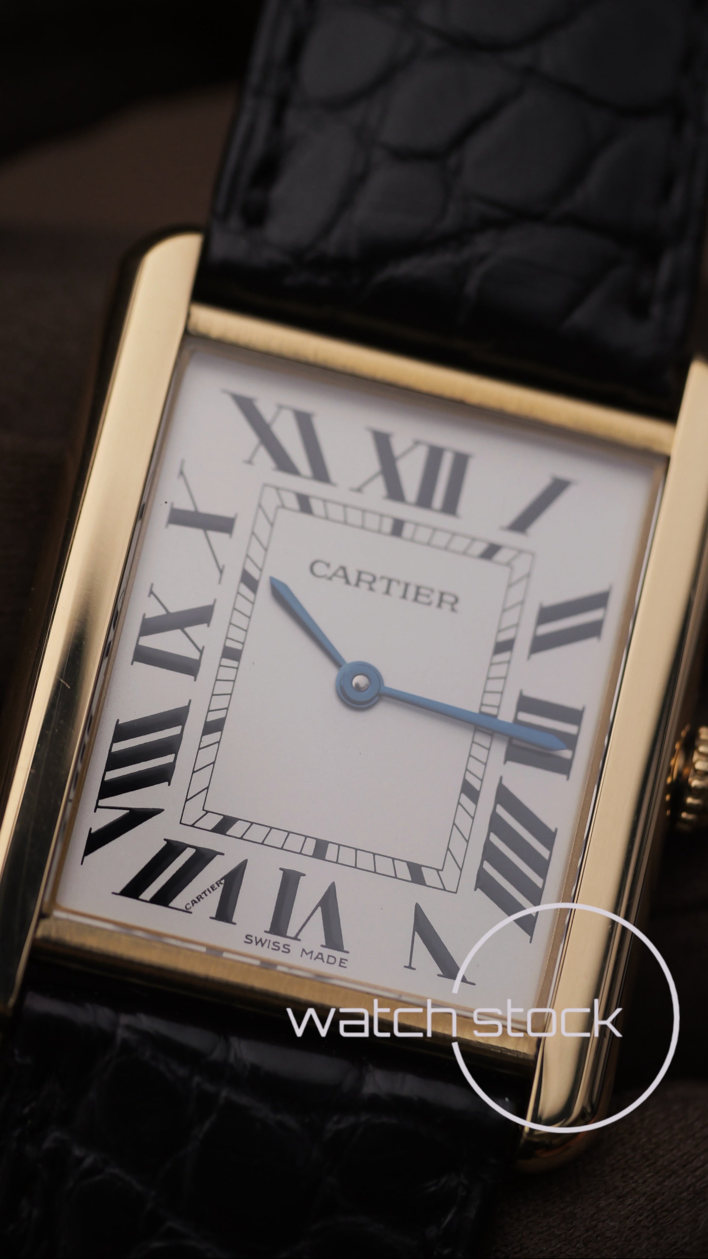 Cartier tank Solo Large 18Kt GOLD ref.2742 27x35mm quartz