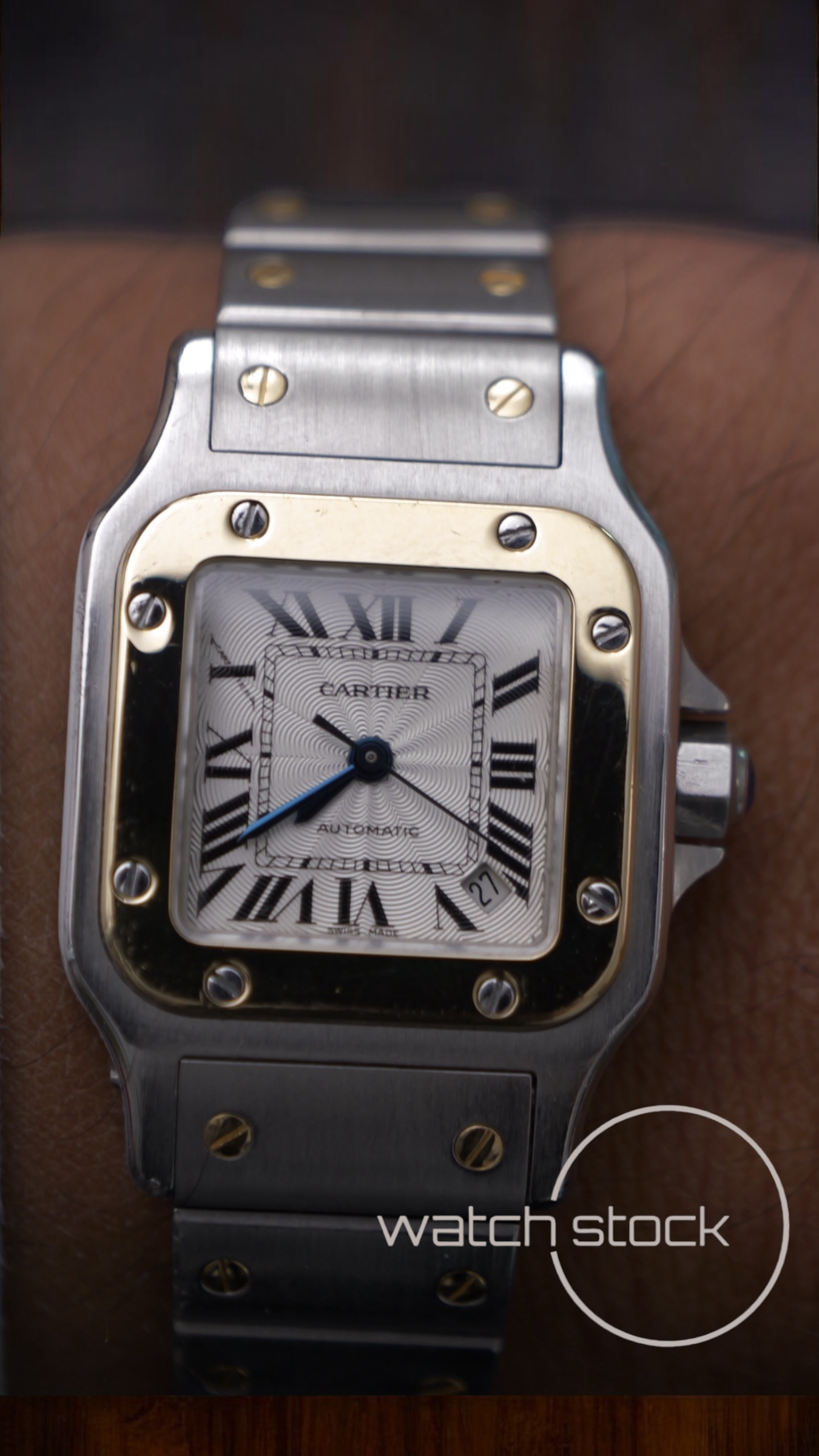 Cartier santos galbee Automatic 24x35mm ref.2423 must de santos