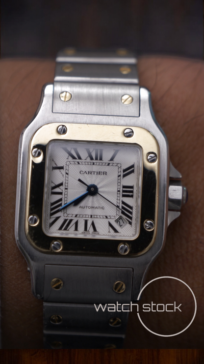 Cartier santos galbee Automatic 24x35mm ref.2423 must de santos