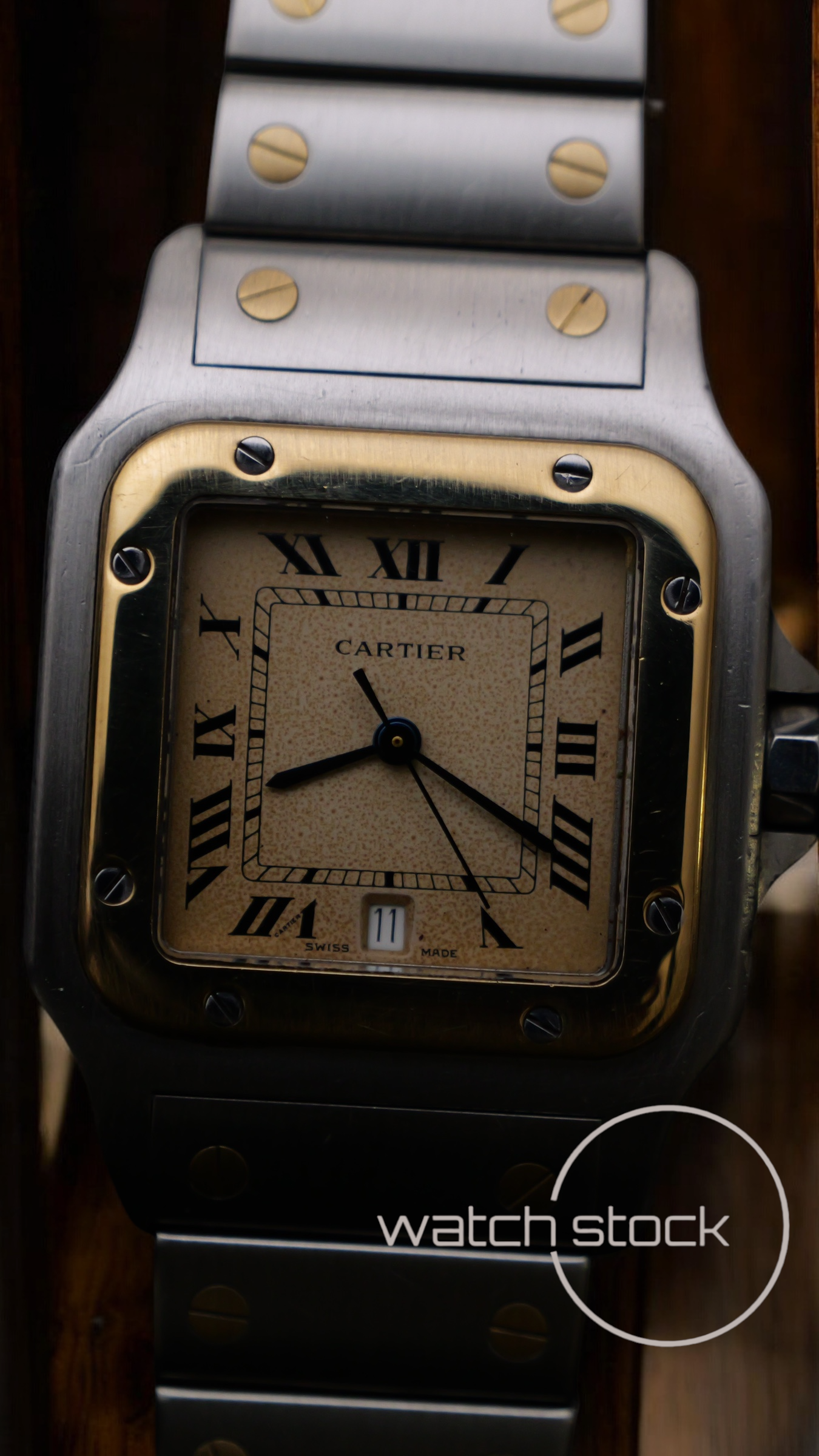 Cartier santos galbe 29x41mm ref.187901 must de cartier quarz