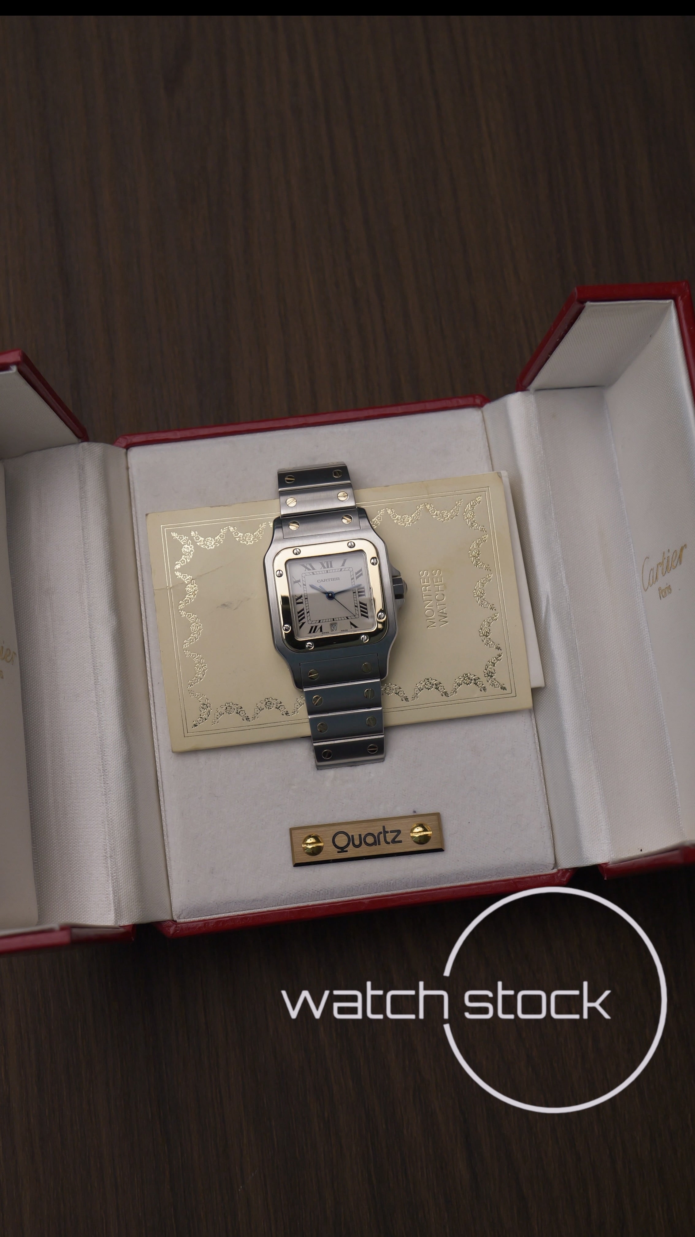 Cartier santos galbee 29x41mm Ref. 1566 box+libretti