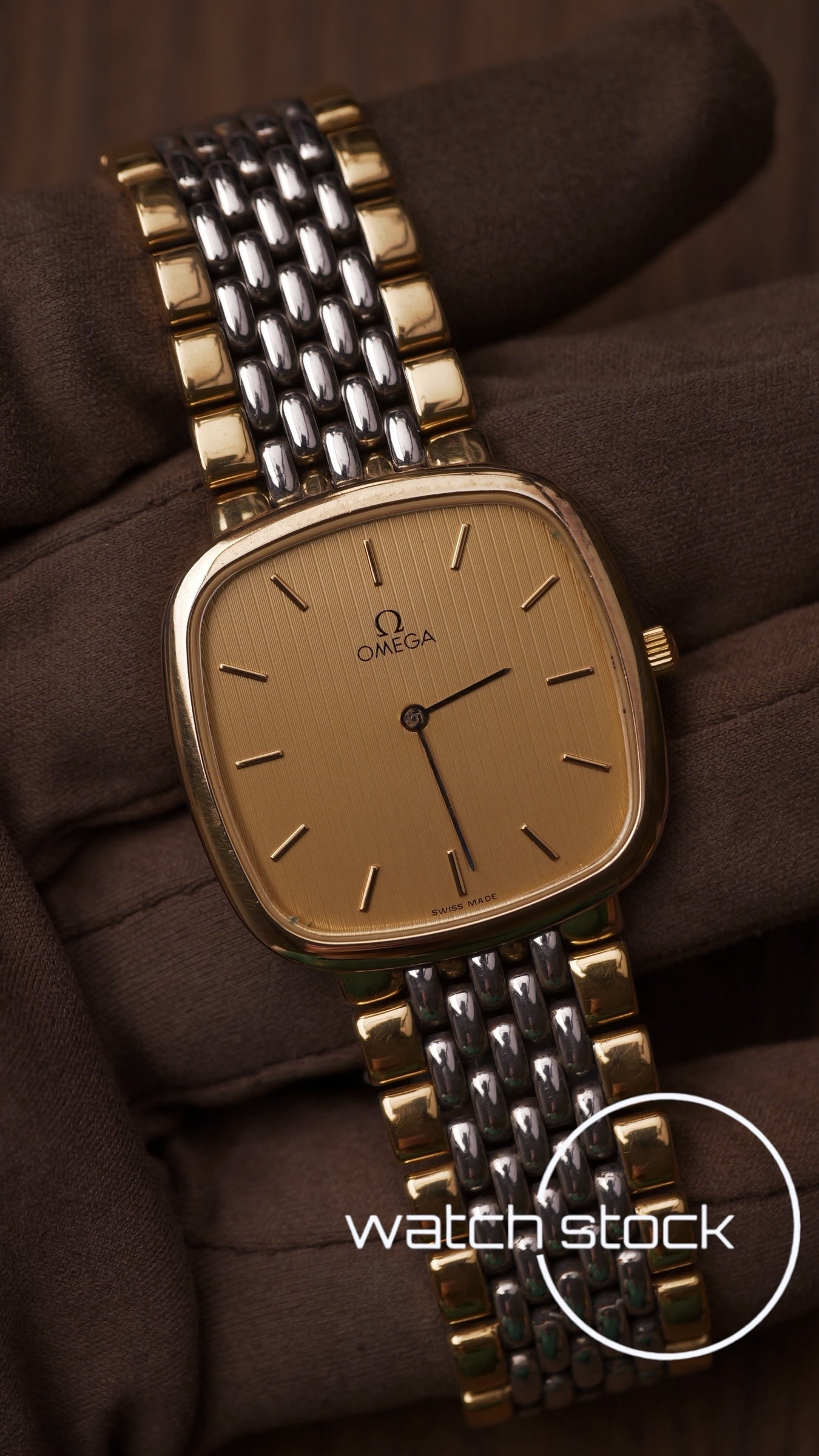 Omega De ville vintage 34mm placcato oro