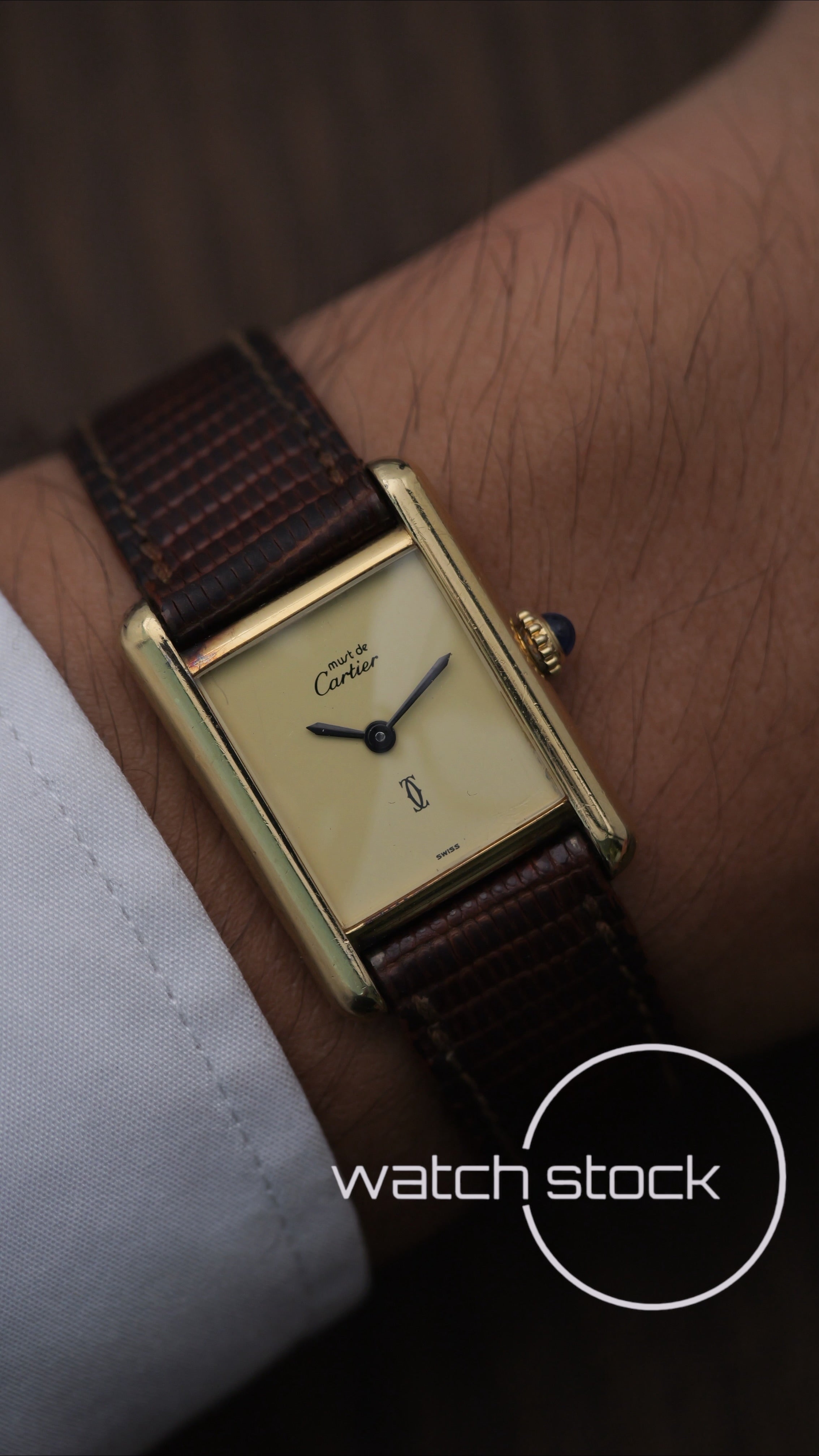 Cartier Tank TG3 Lemon Dial