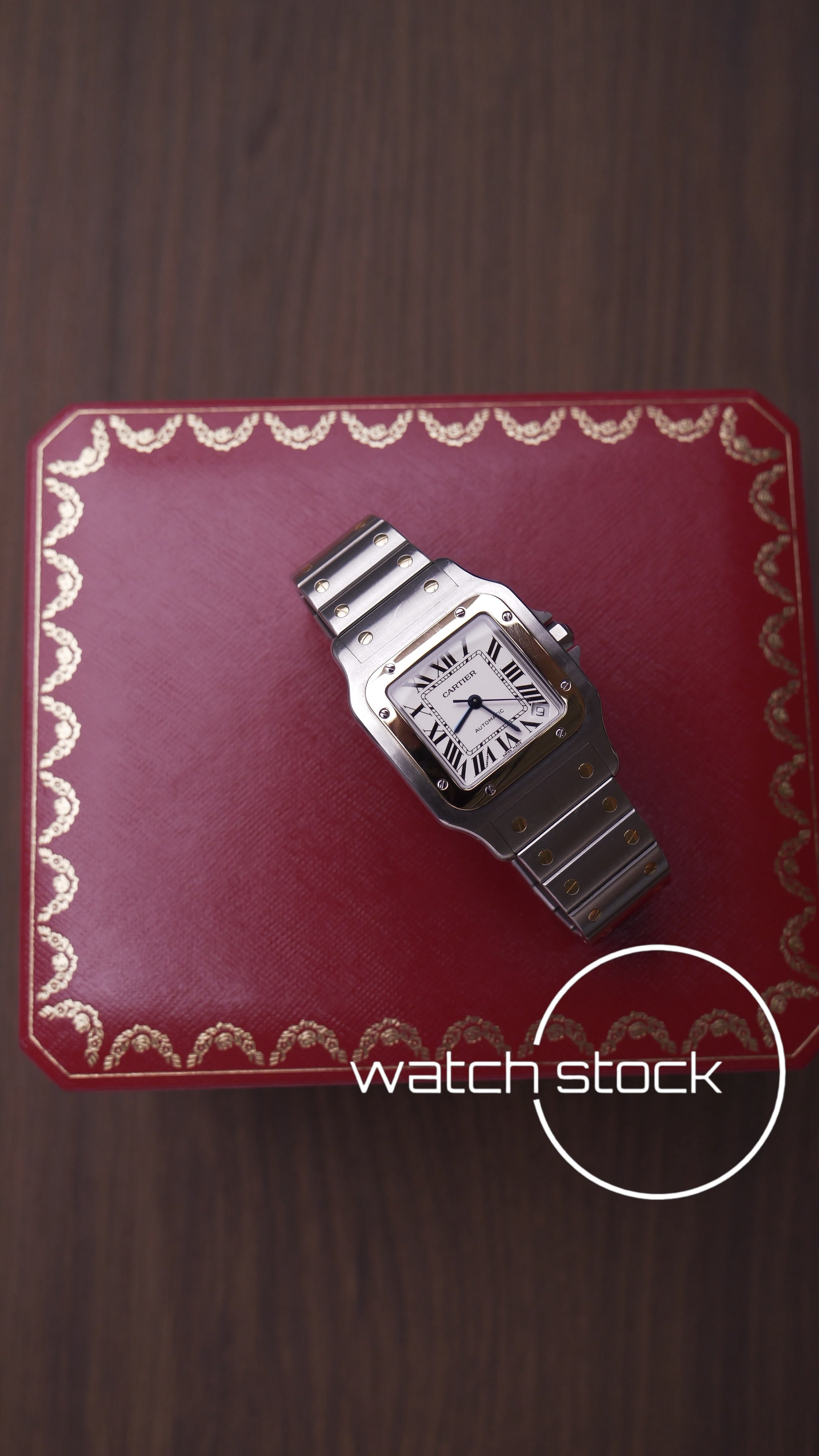 Cartier santos galbee XL gold steal ref.2823 Automatic 32x45mm