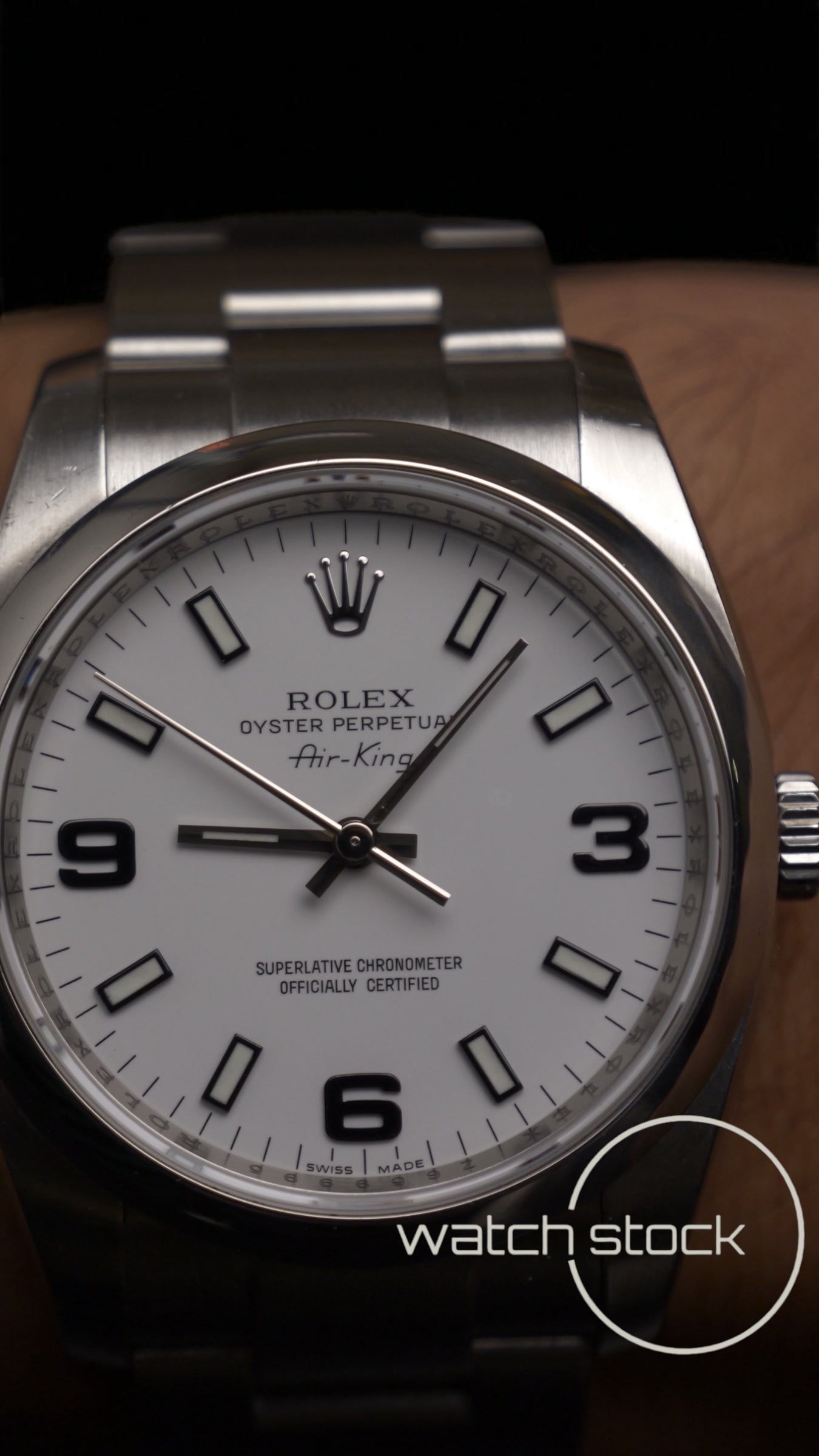 Rolex oyster perpetual air king 36mm ref:114200