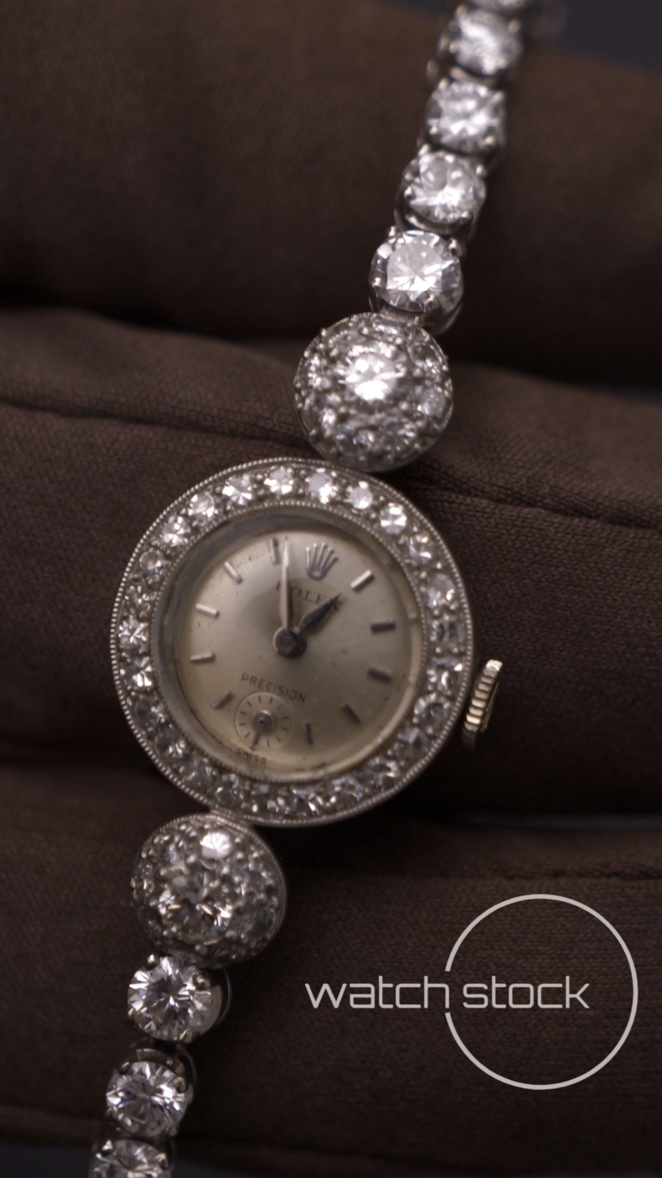 Rolex precision platino e diamanti 22mm(RARO)