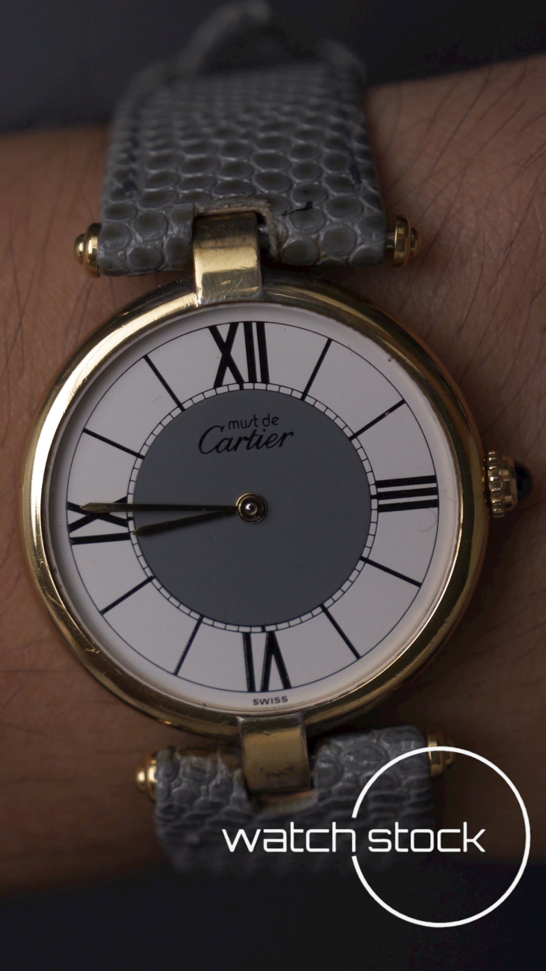 Coppia Cartier Vermeil referenza 590003/590004