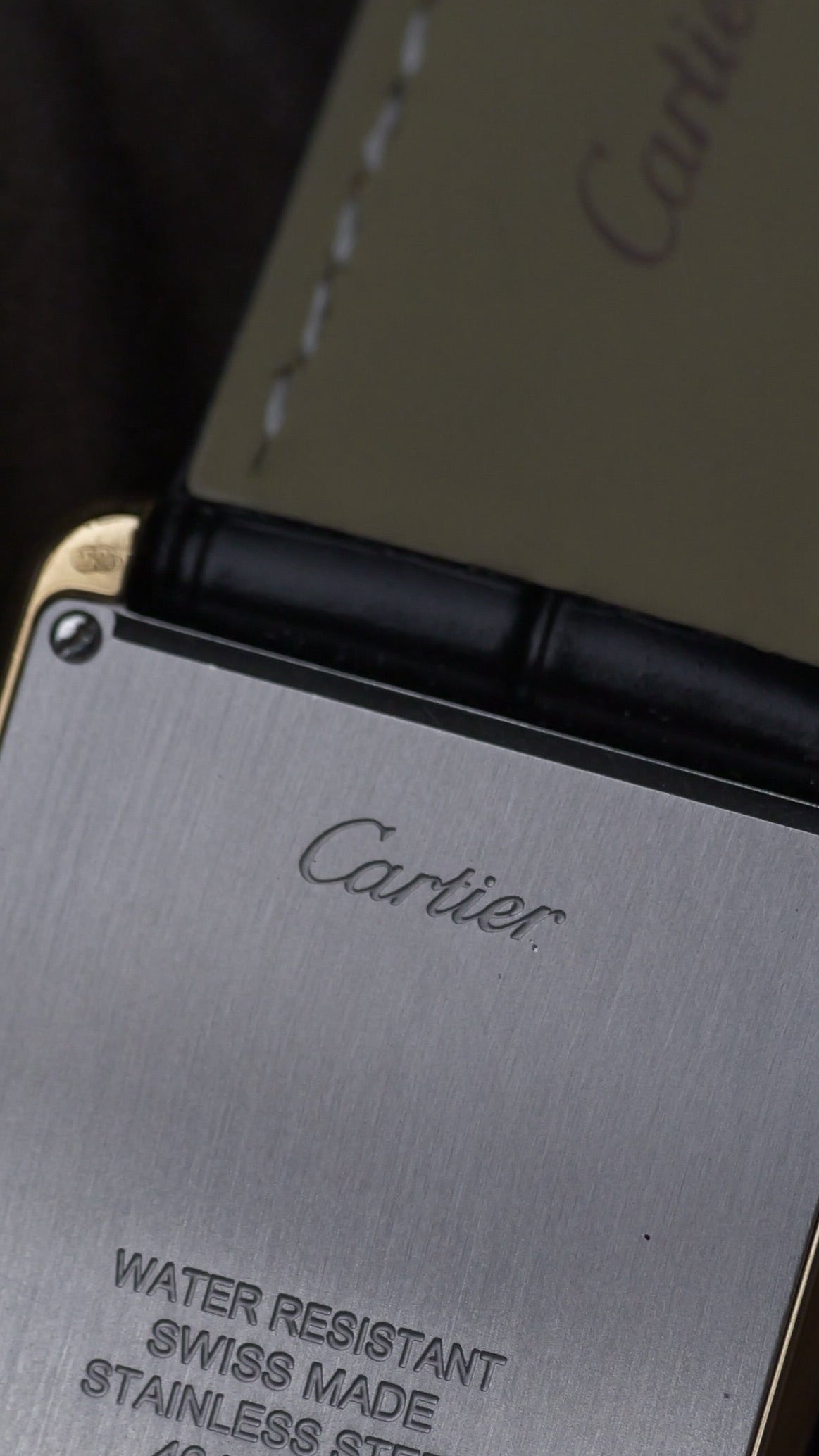 Cartier tank solo L 18K GOLD ref.3167 27x35mm quartz