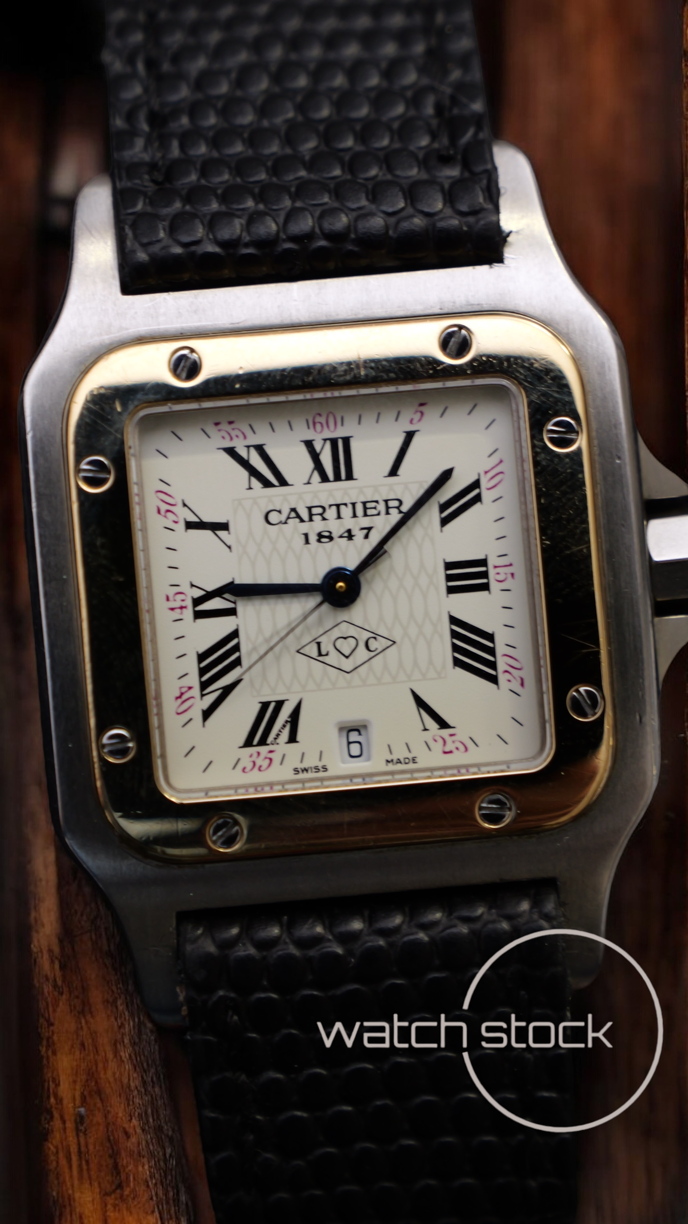 Cartier santos galbe anniversario 150th (RARO) 29x41mm santos de cartier quarz