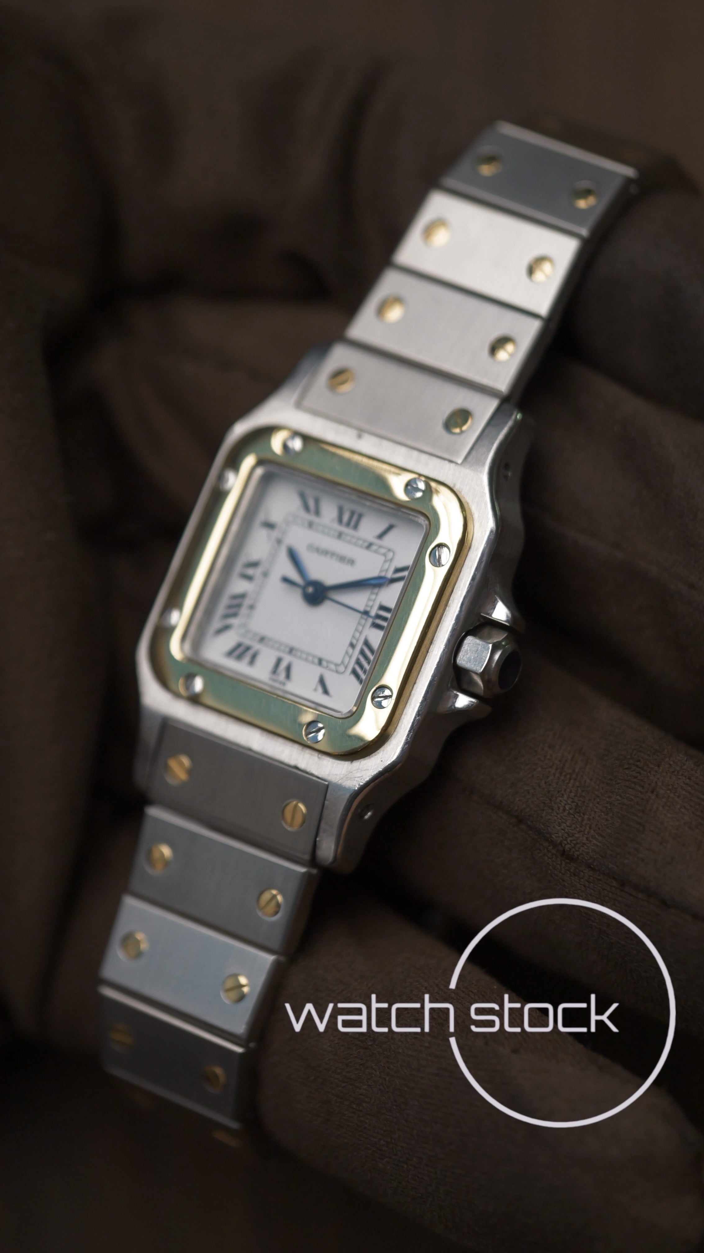 Cartier santos carré lady FULL SET automatic ref.0902 24x35mm
