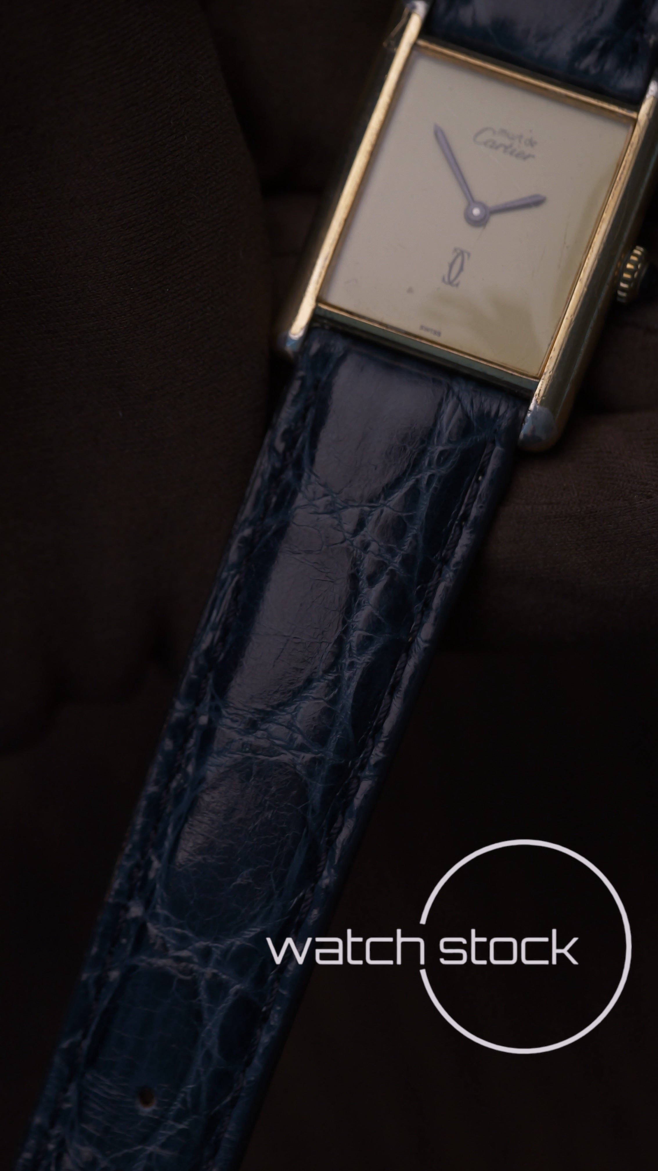 Cartier Tank TG6 quadrante lemon 1980