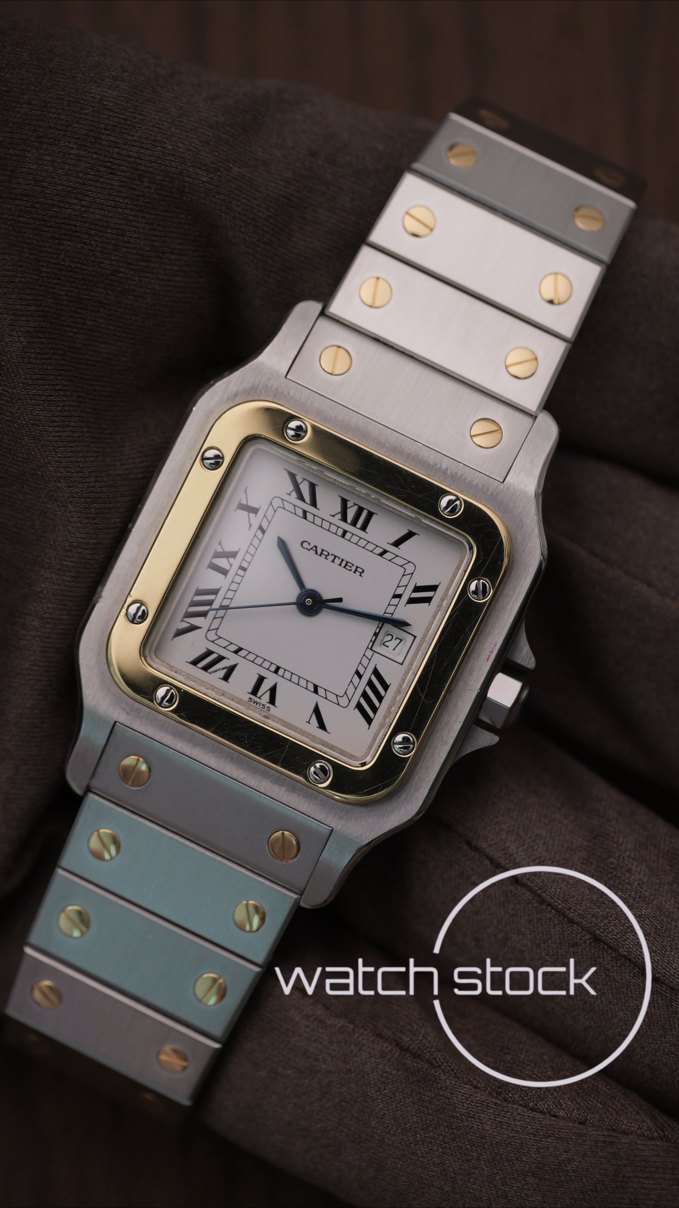 Cartier santos carré ref.2961 Automatic vintage 29x41mm