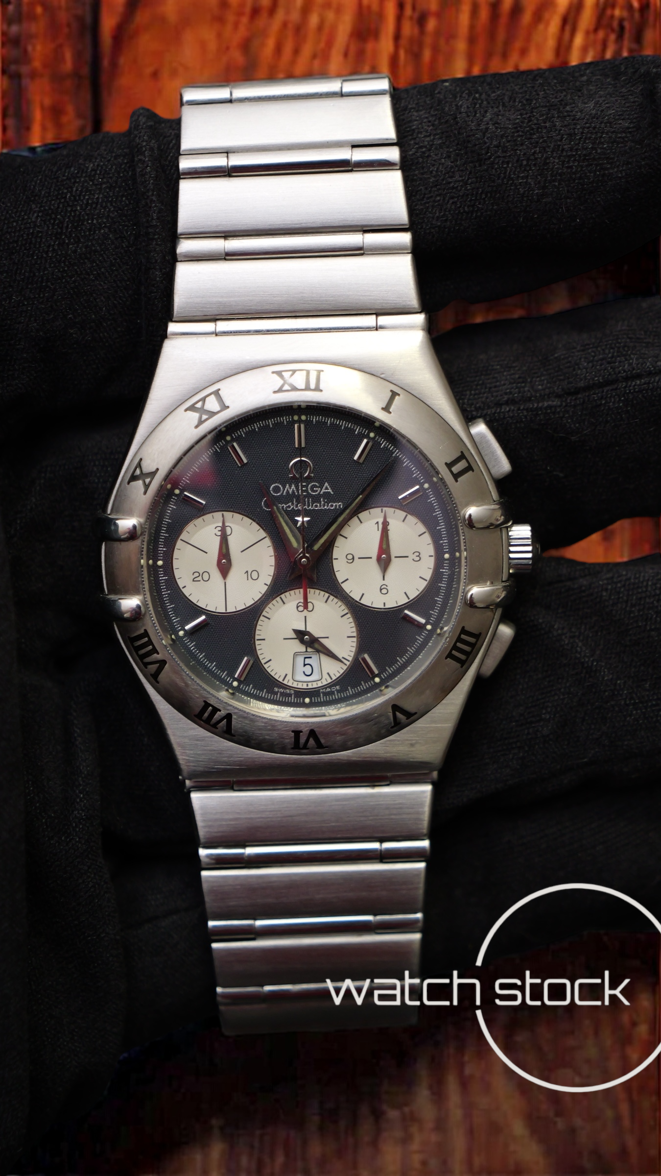 Omega costellation double Eagle chrono (39mm) blue dial