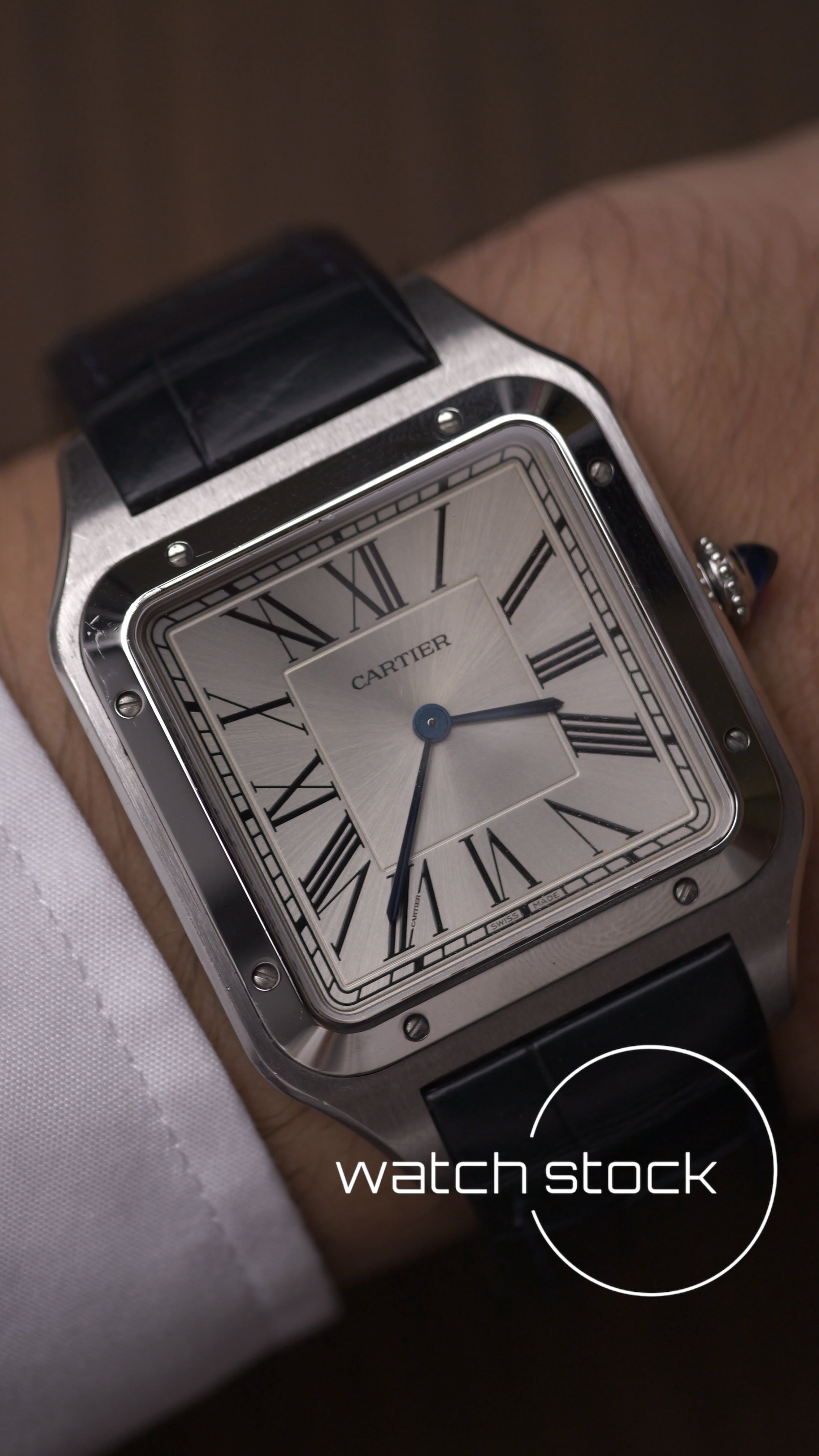 Cartier santos dumont XL manual ref. WSSA0032 anno 2021 Full set