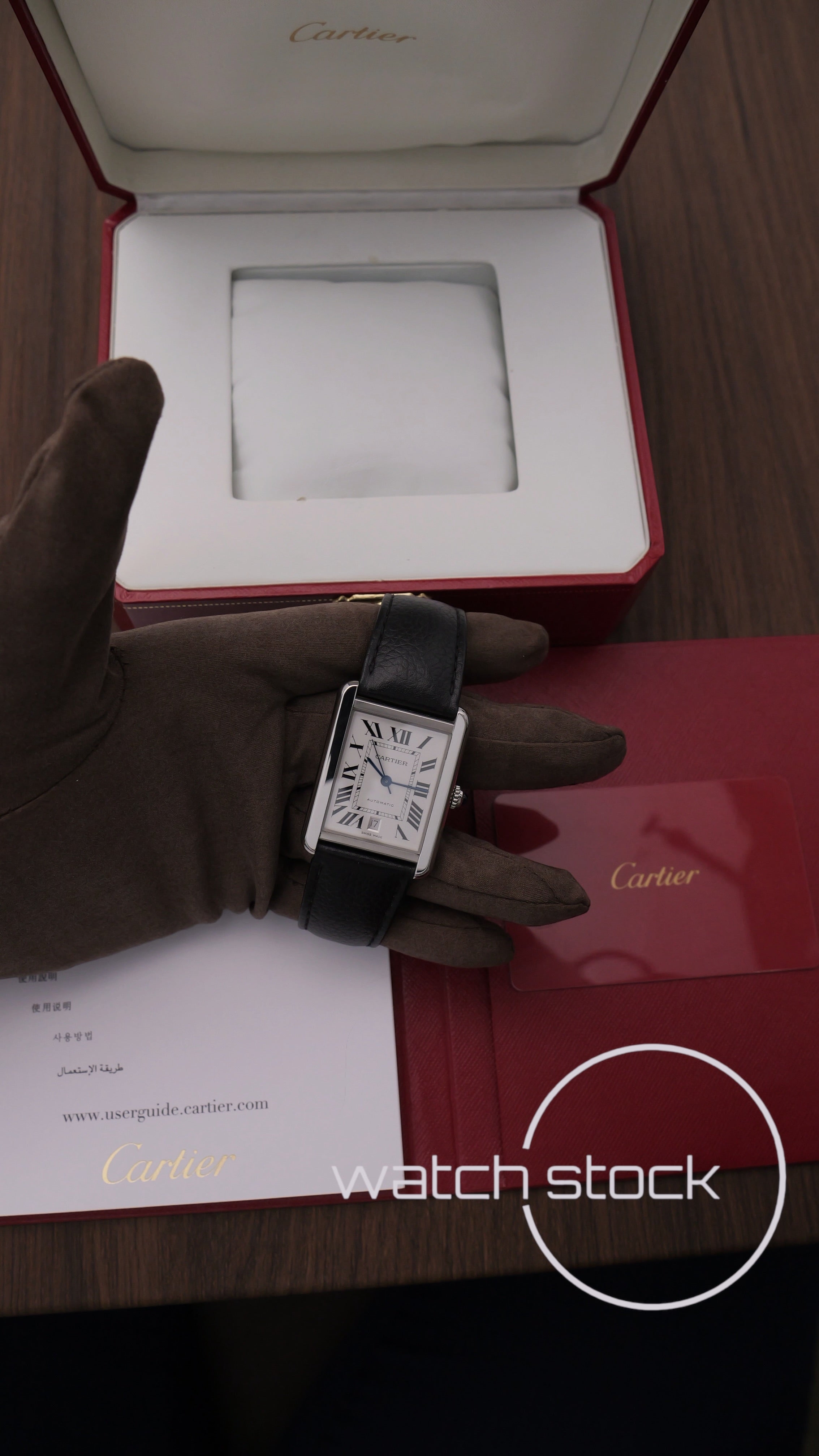 Cartier tank solo XL automatic 2018 ref. 3800 Full set