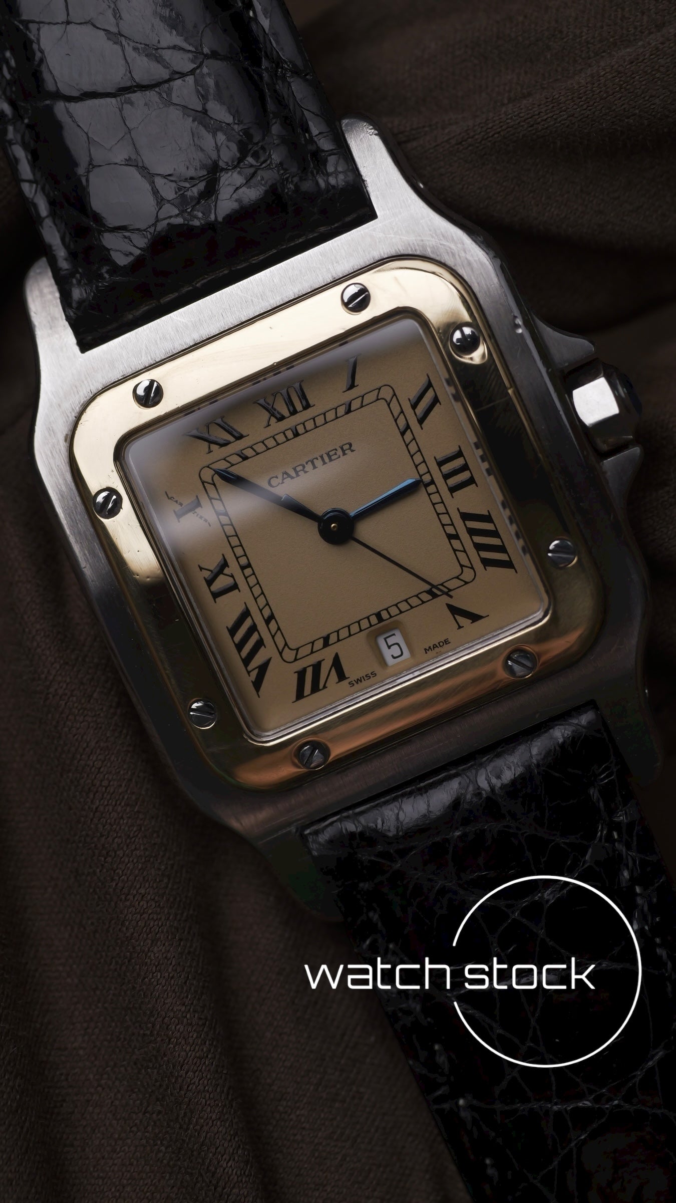 Cartier santos galbee 29x41mm ref.187901 quarz