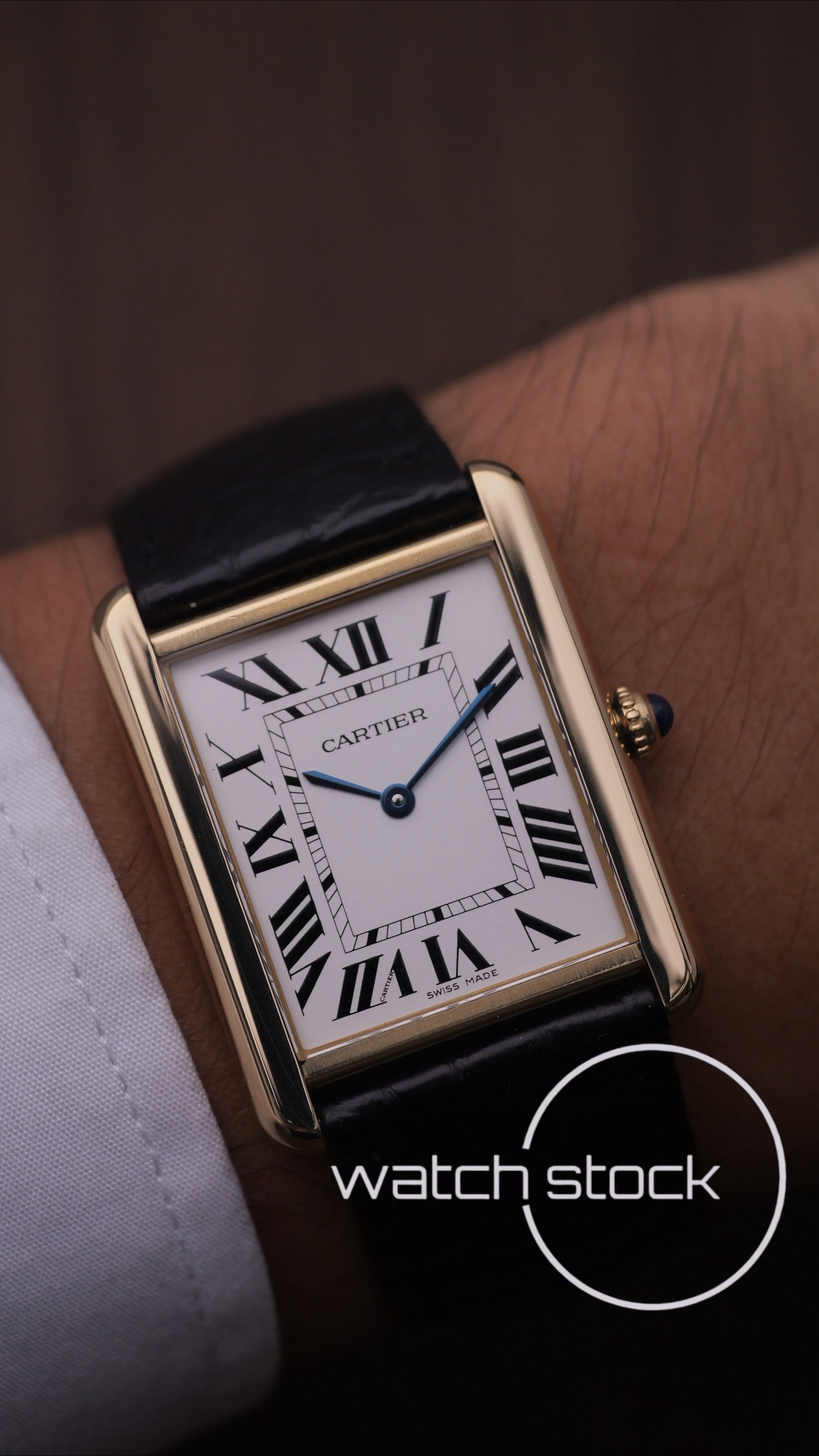 Cartier tank Solo Large 18Kt GOLD ref.2742 27x35mm quartz