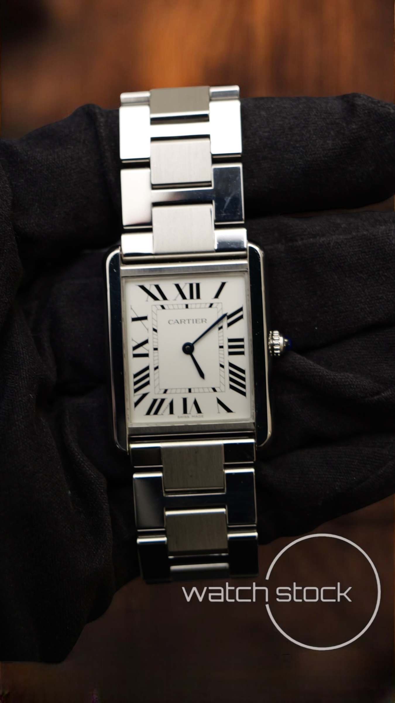 Cartier tank solo L ref.3169 27x35mm quarz