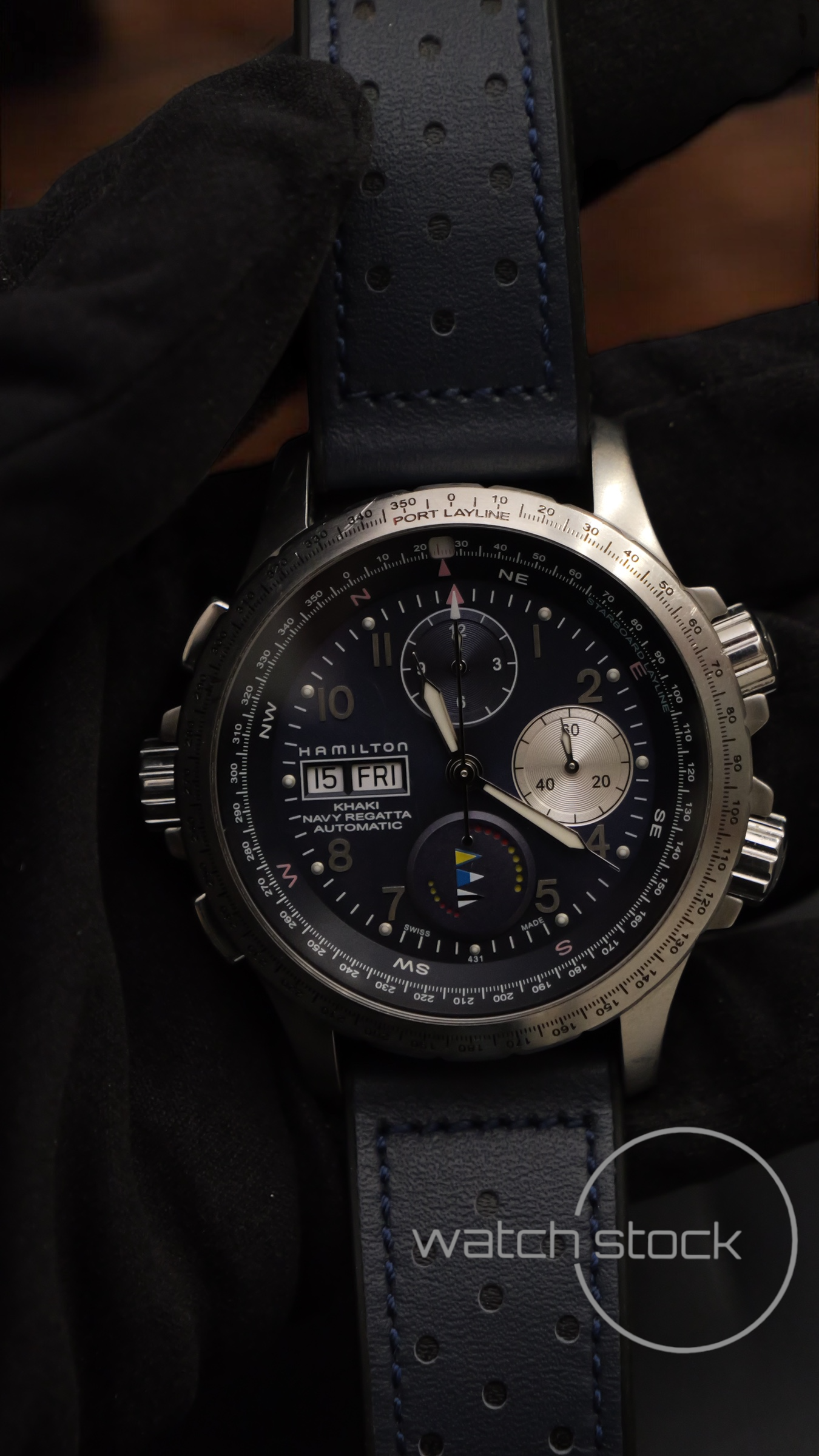 Hamilton khaki navy regatta automatic 43mm